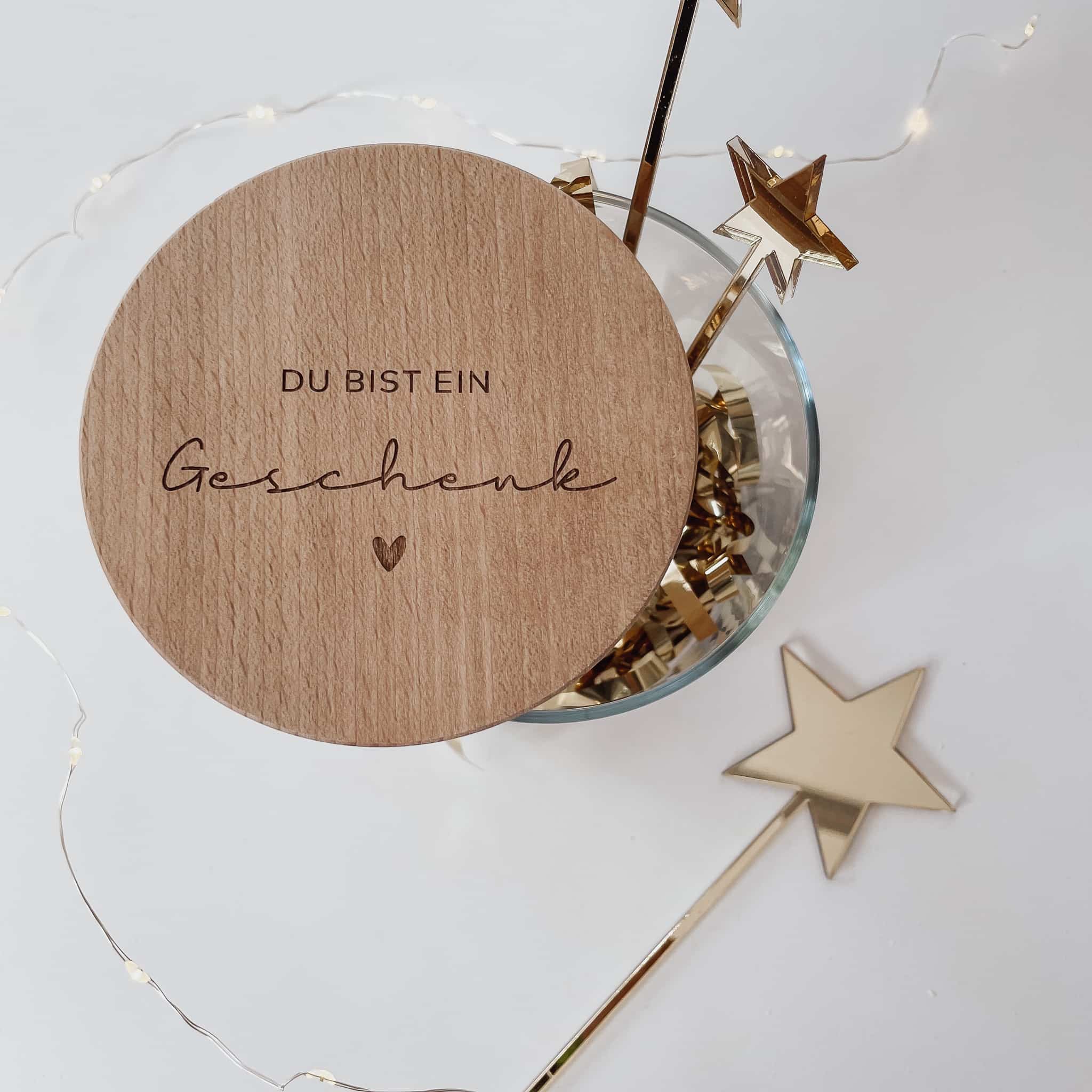 Individuelles Vorratsglas – Du bist ein Geschenk
