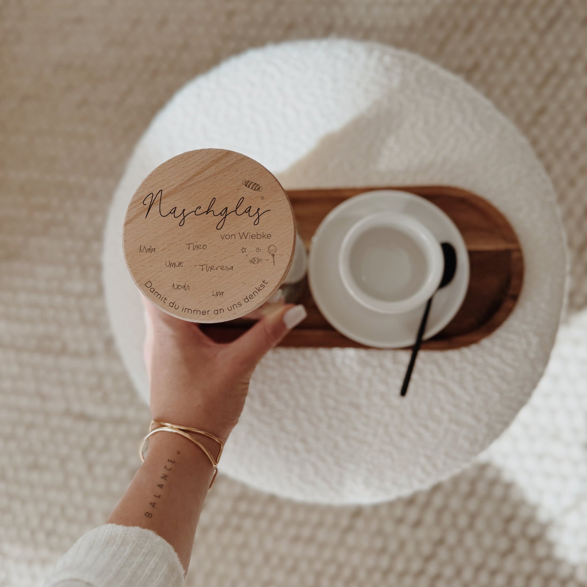 Personalisiertes Vorratsglas - Naschglas mit Wunschnamen