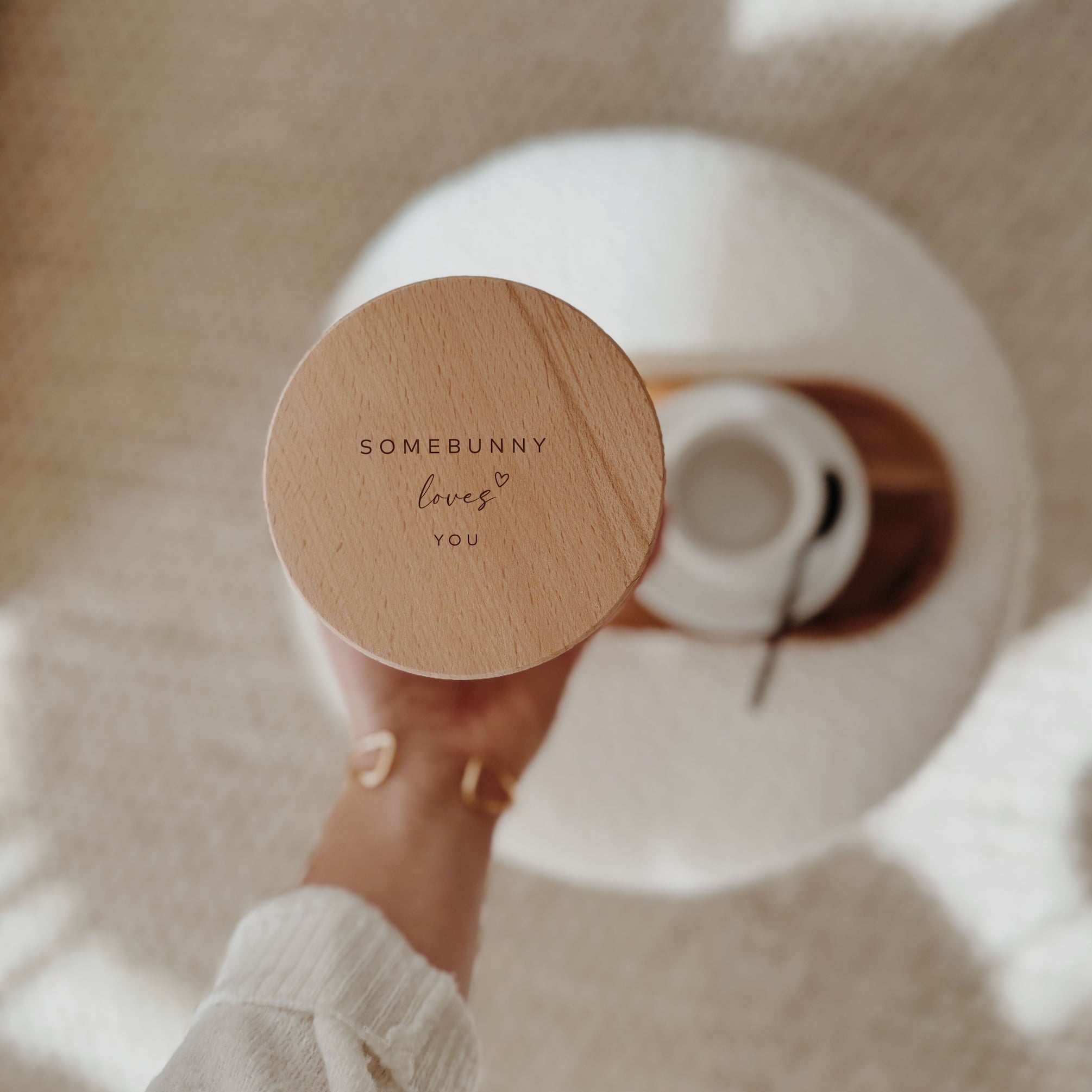 Personalisiertes Vorratsglas - Somebunny loves you