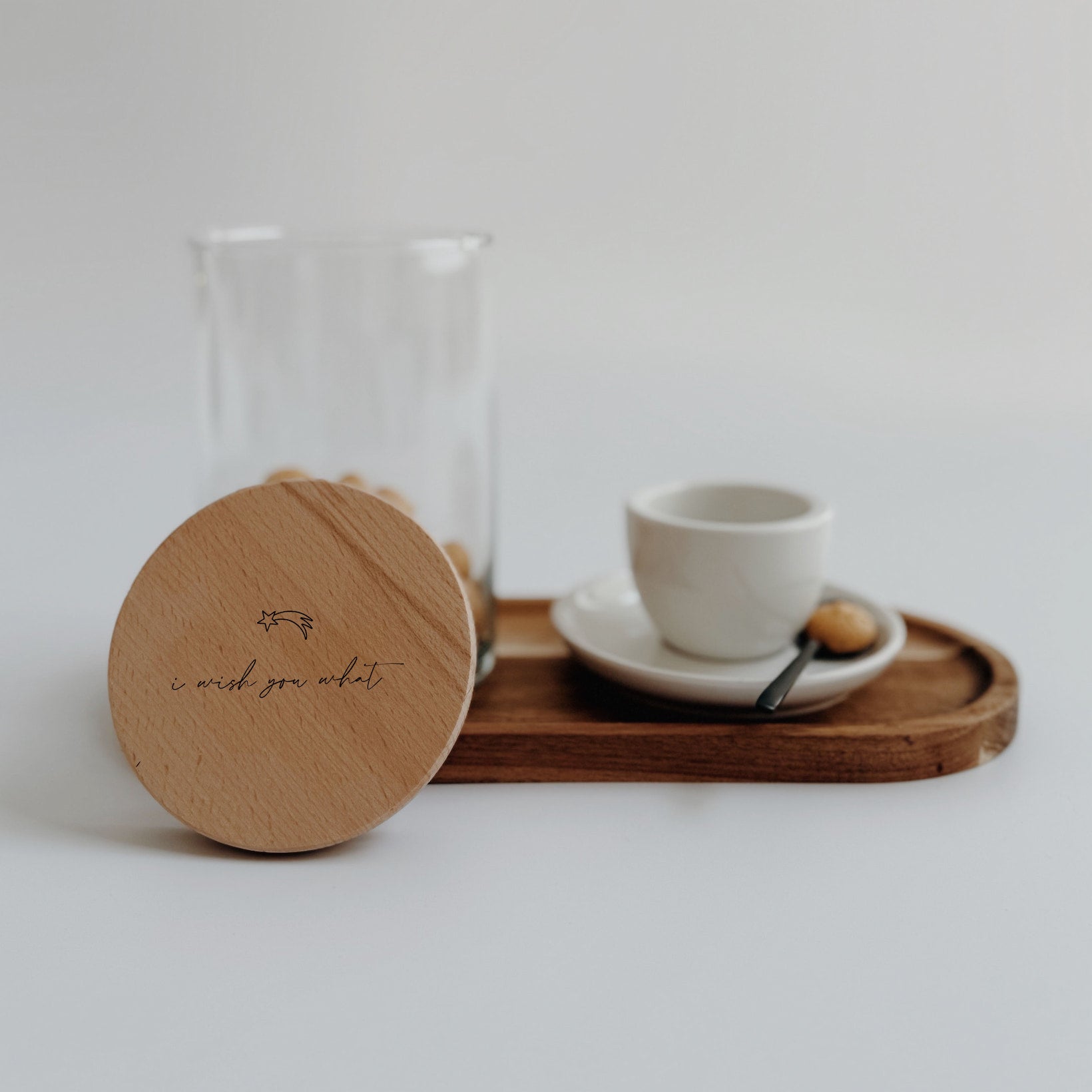 Personalisiertes Vorratsglas – i wish you what