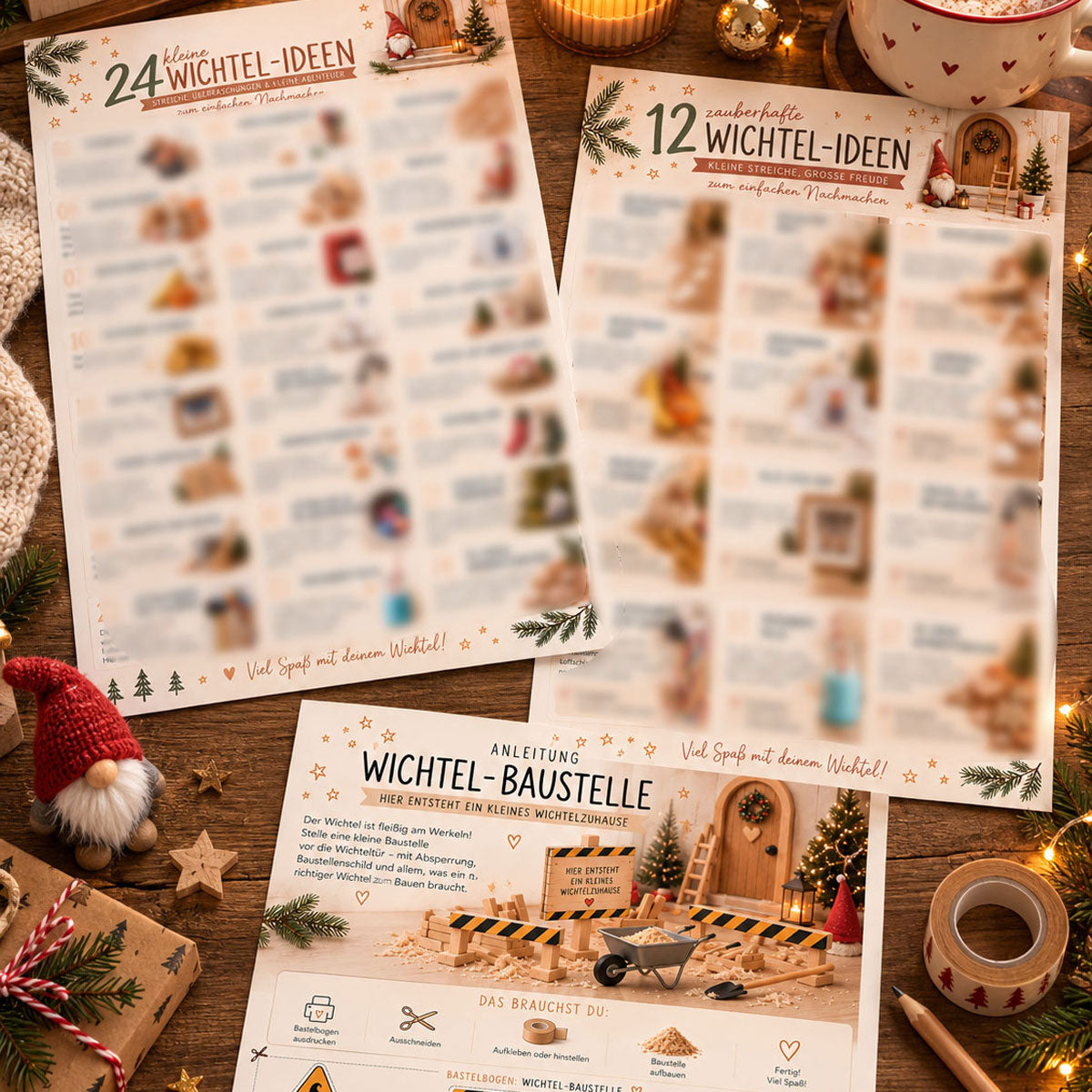 Wichtelstreiche zum Ausdrucken