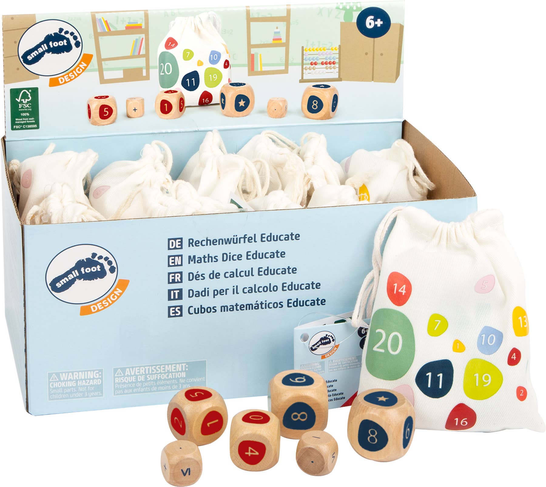 Rechenwürfel, Lernspiel – Spielerisch Mathe lernen für Kinder