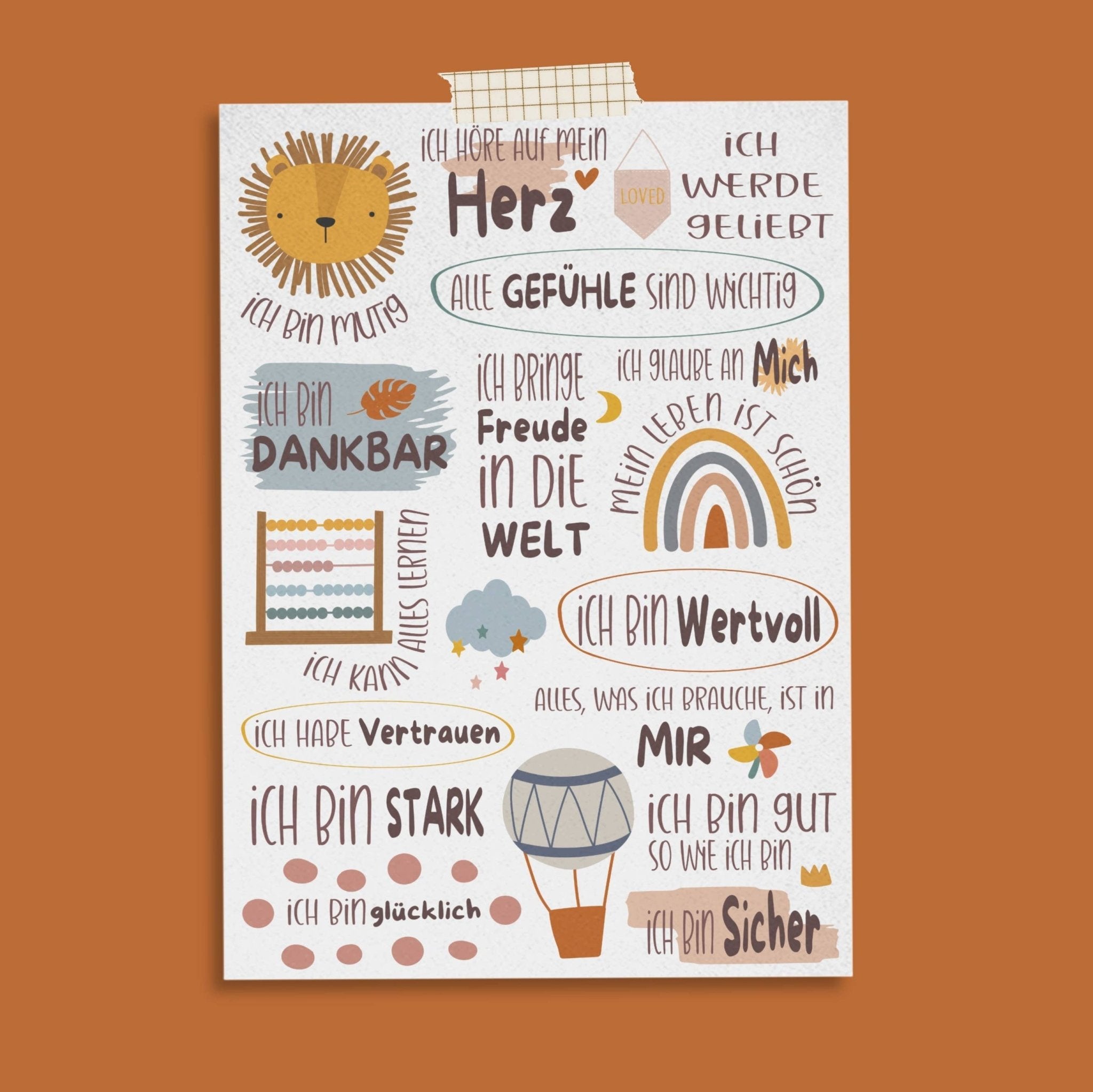 Affirmationskarte - Harmonie - lyllevenn