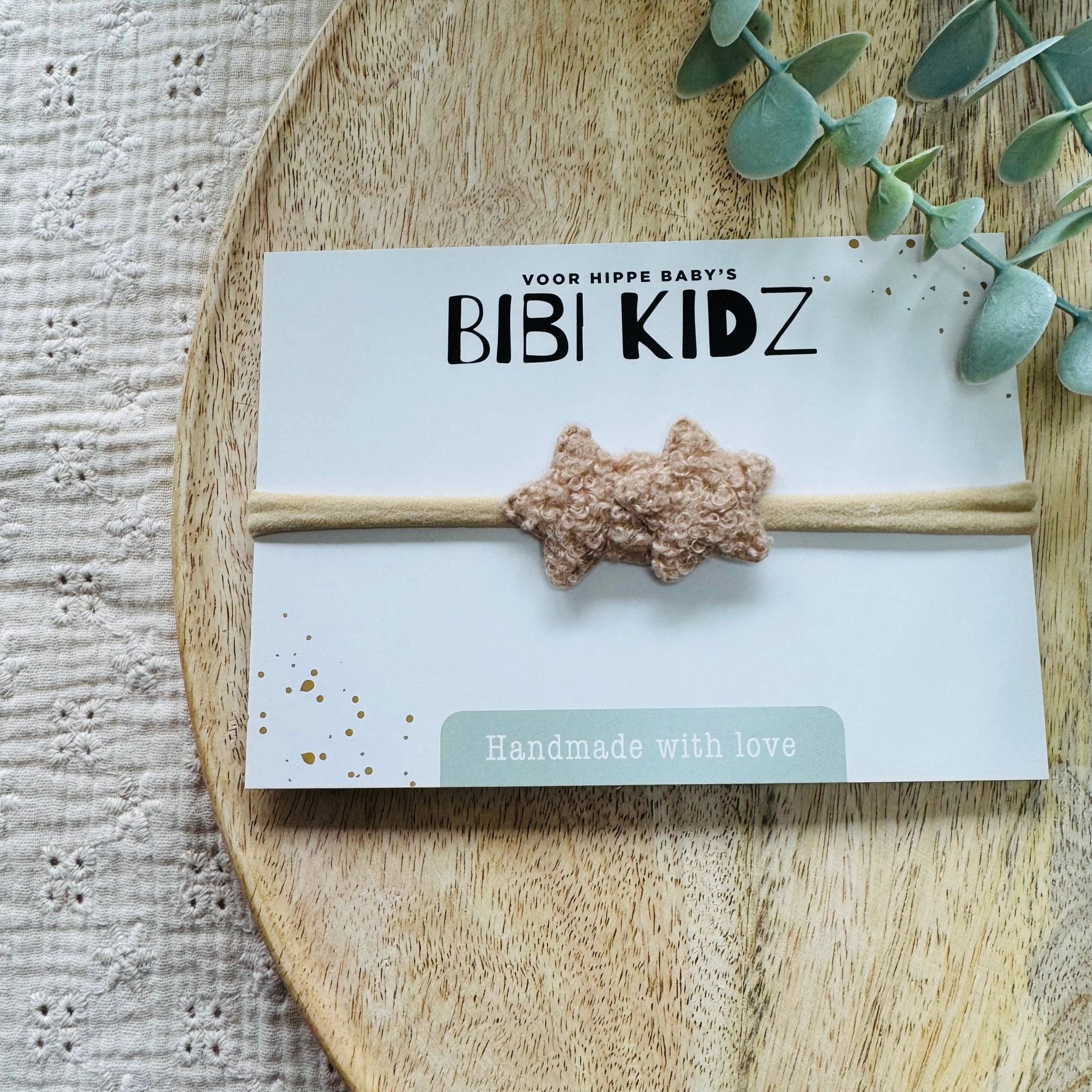 Baby - Haarband - mit Teddy - Stern - lyllevenn