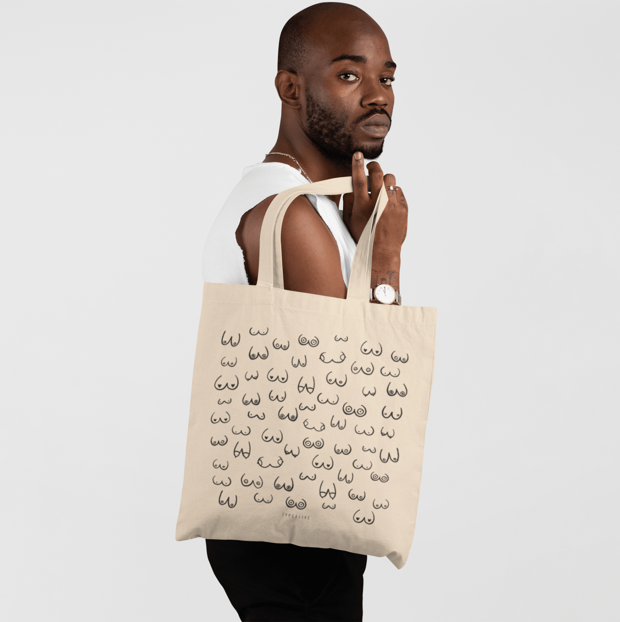 Baumwollbeutel - Busenfreunde - lyllevenn