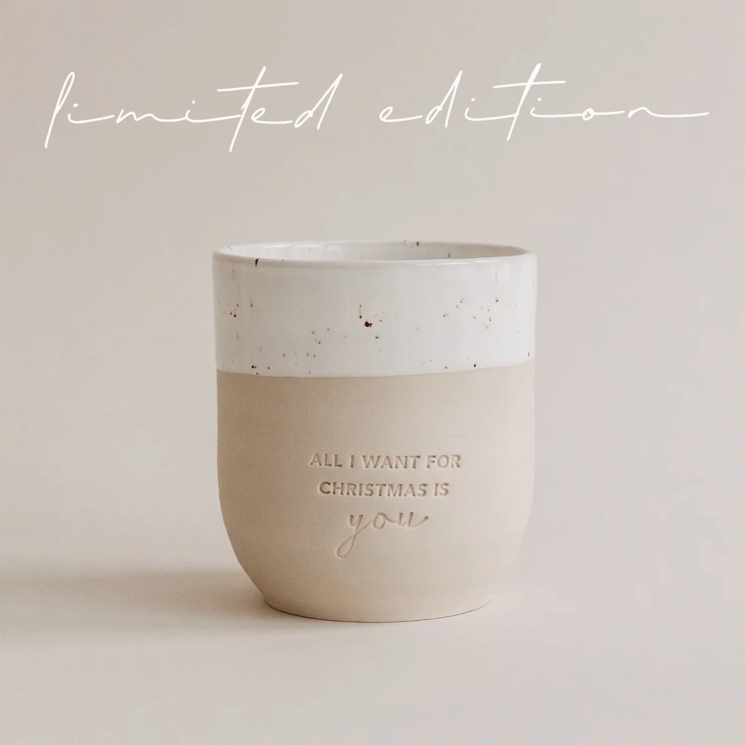 Becher 'All i want for Christmas' - lyllevenn