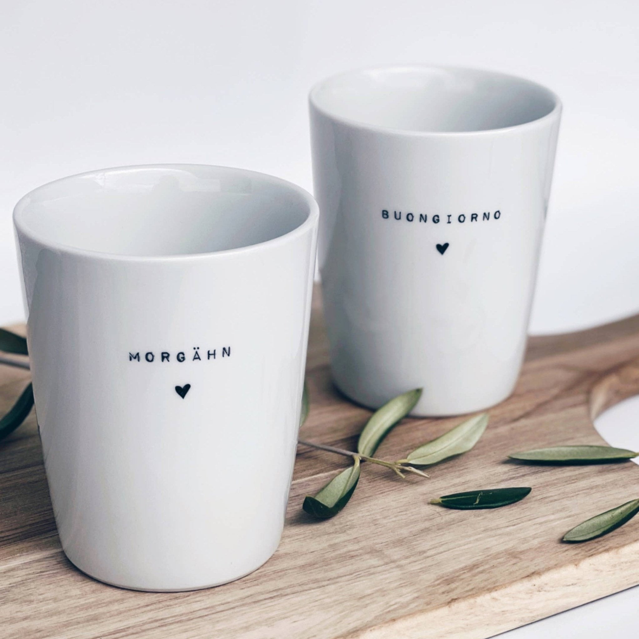 Becher Tasse Herz - Herzensmensch Geschenk - lyllevenn