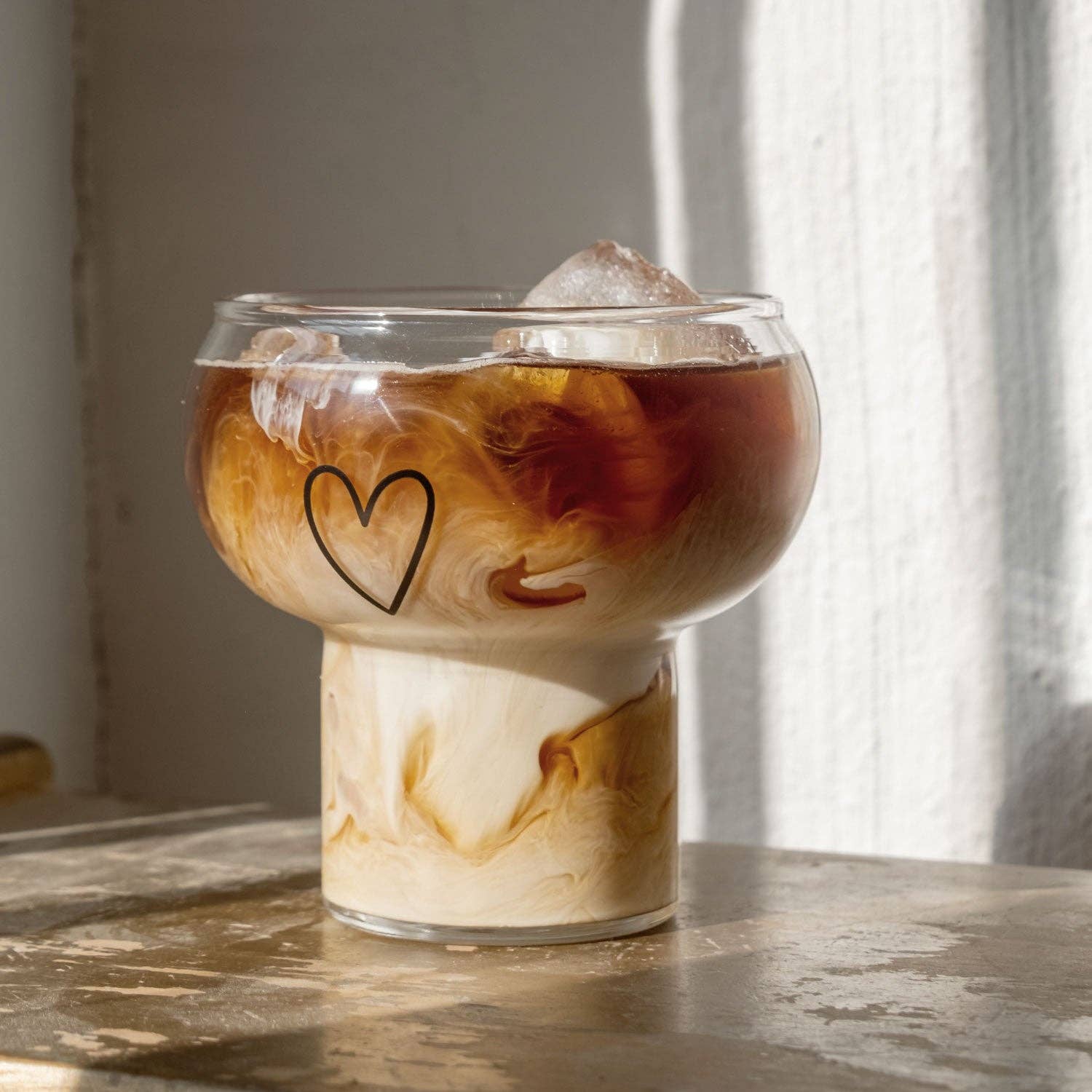 Bubble Glas 'Herz' - lyllevenn
