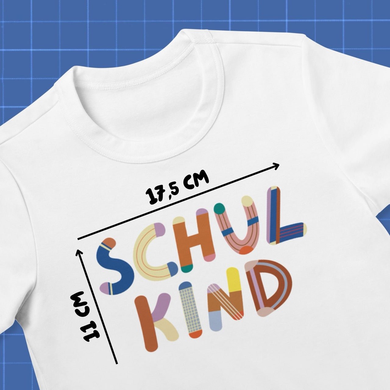 Bügelbild - "Schulkind" Buntes ABC - lyllevenn