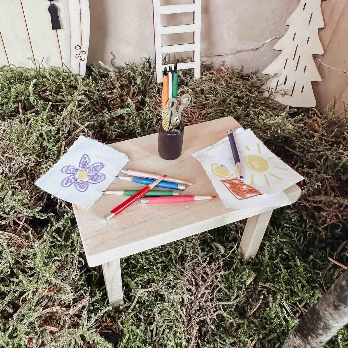 Buntstifte – Wichtel Zubehör & Miniatur Deko - lyllevenn