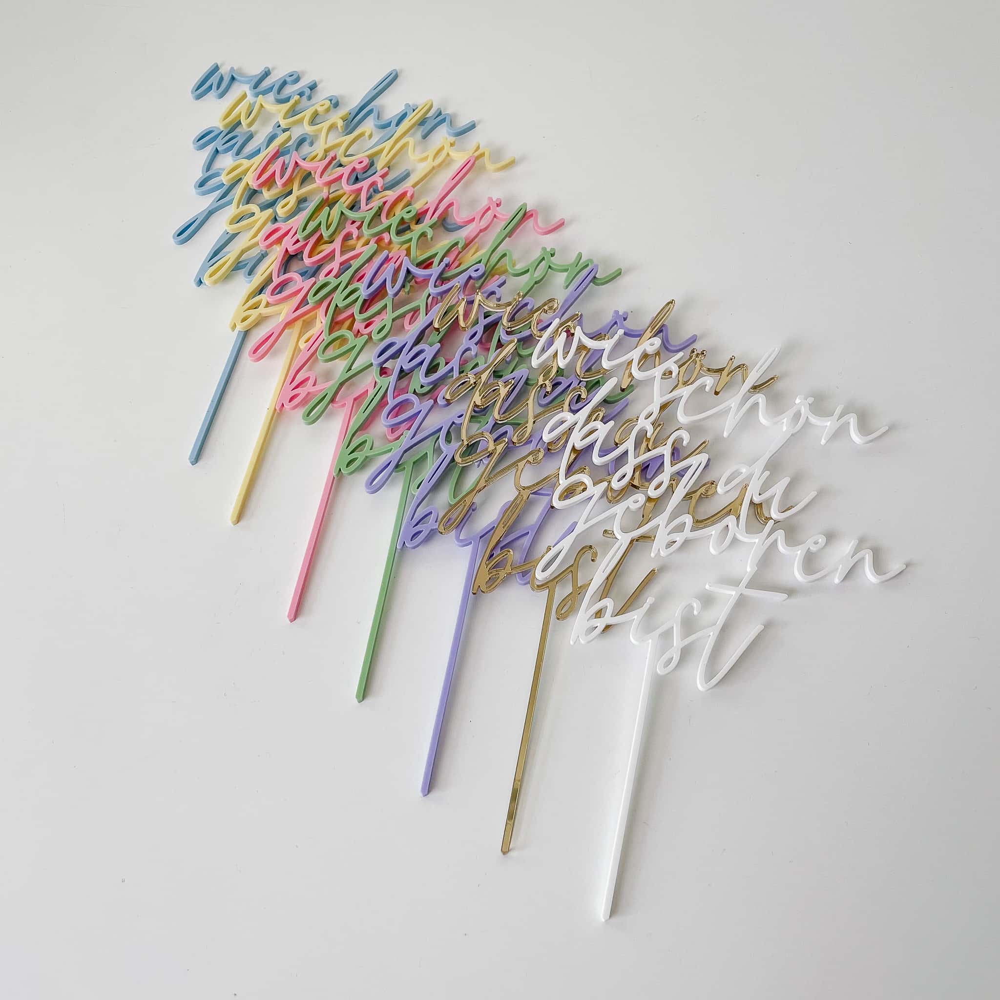 Cake Topper wie schön dass du geboren bist - lyllevenn