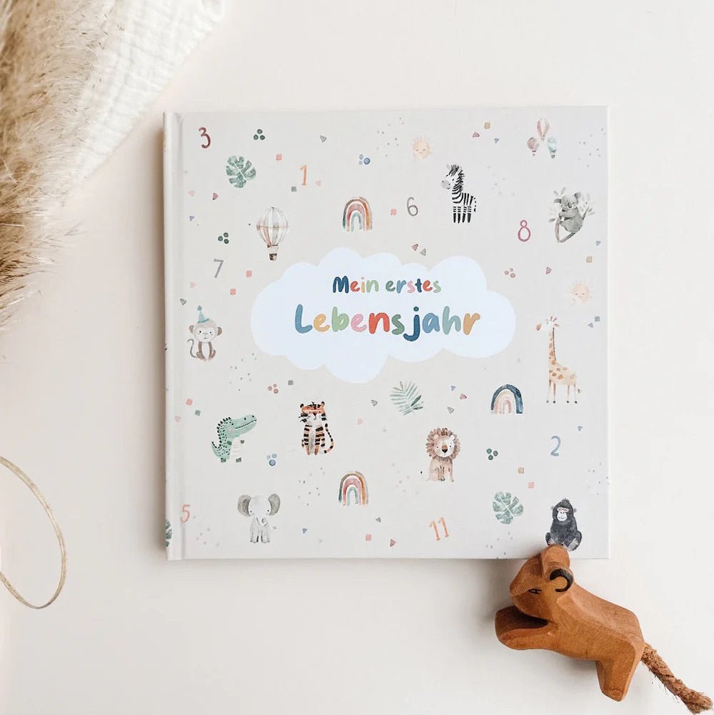 Erinnerungsbuch für dein Baby -  Mein erstes Jahr Boho Safari - lyllevenn