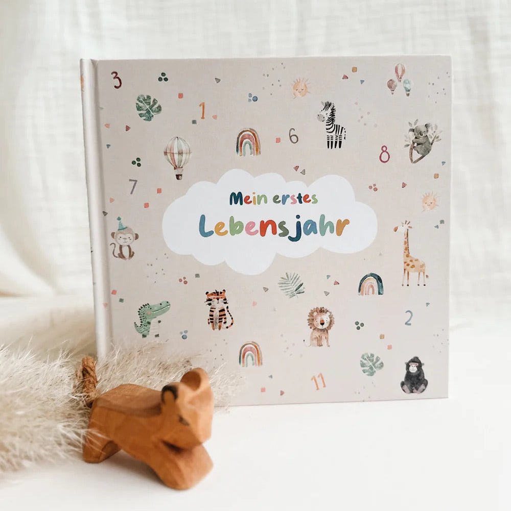Erinnerungsbuch für dein Baby -  Mein erstes Jahr Boho Safari - lyllevenn
