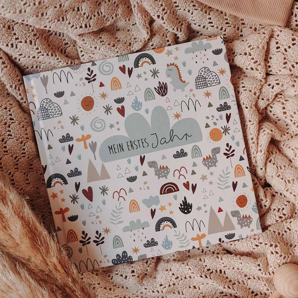 Erinnerungsbuch für dein Baby -  Mein erstes Jahr 'Adventure' - lyllevenn