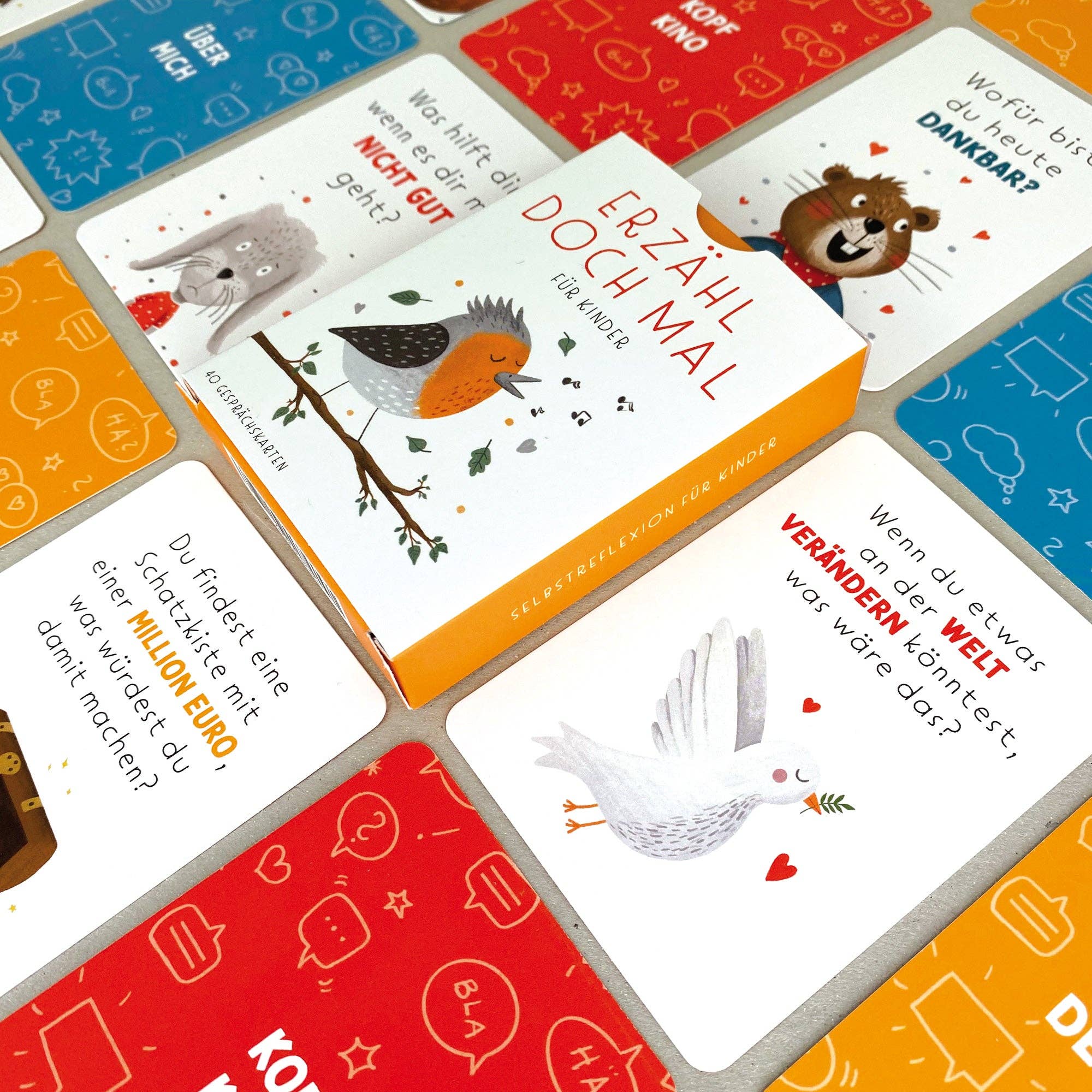 Erzähl doch mal - Gesprächskarten für Kinder & Eltern - lyllevenn