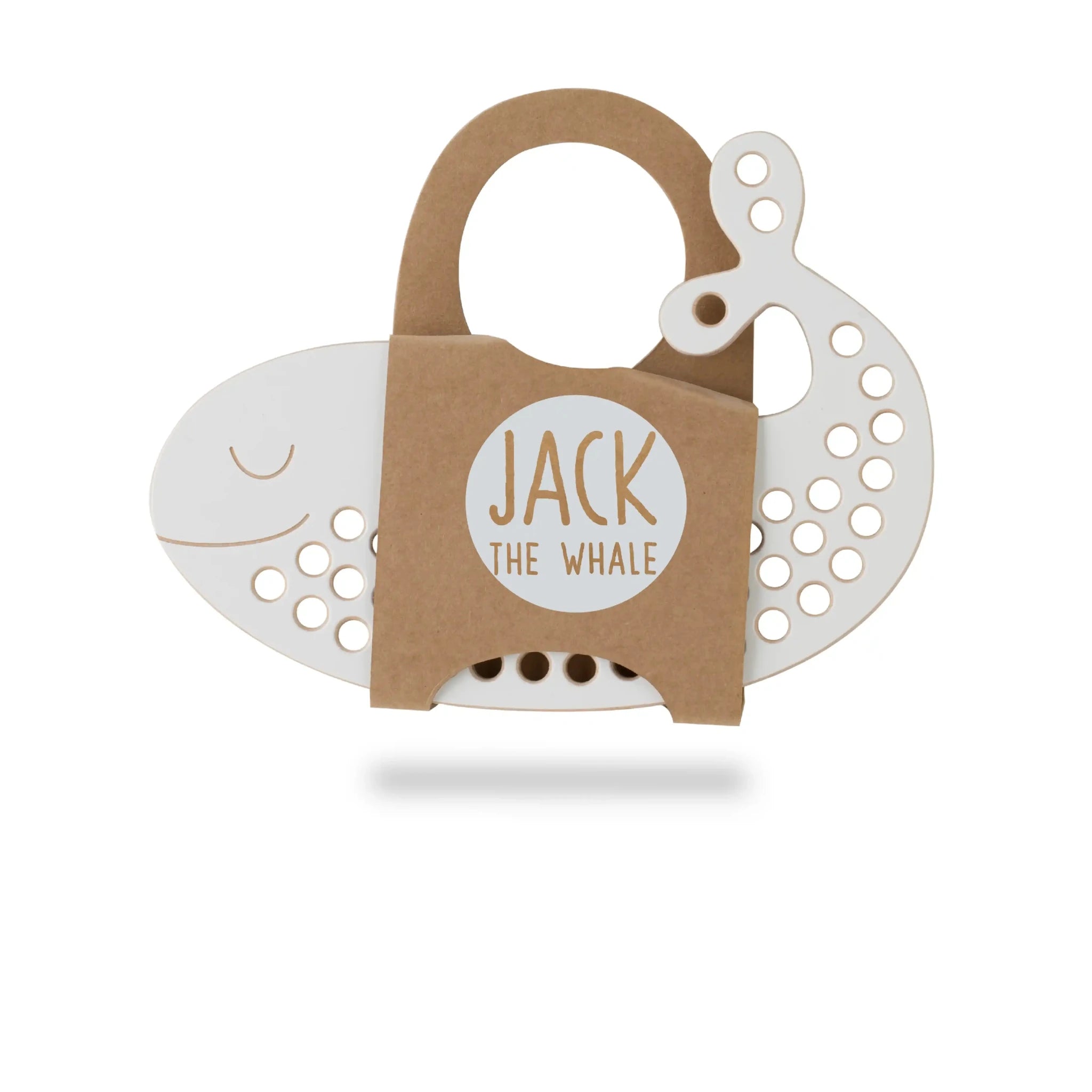 Fädelspiel aus Holz - Lernspielzeug Linus der Wal - lyllevenn