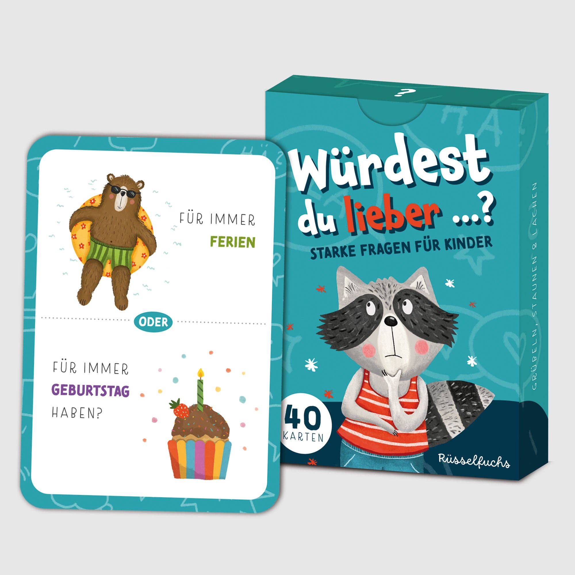 Fragekarten für Kinder – Würdest du lieber ...?