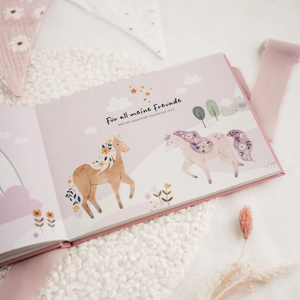 Freundebuch - Blumenponys - lyllevenn