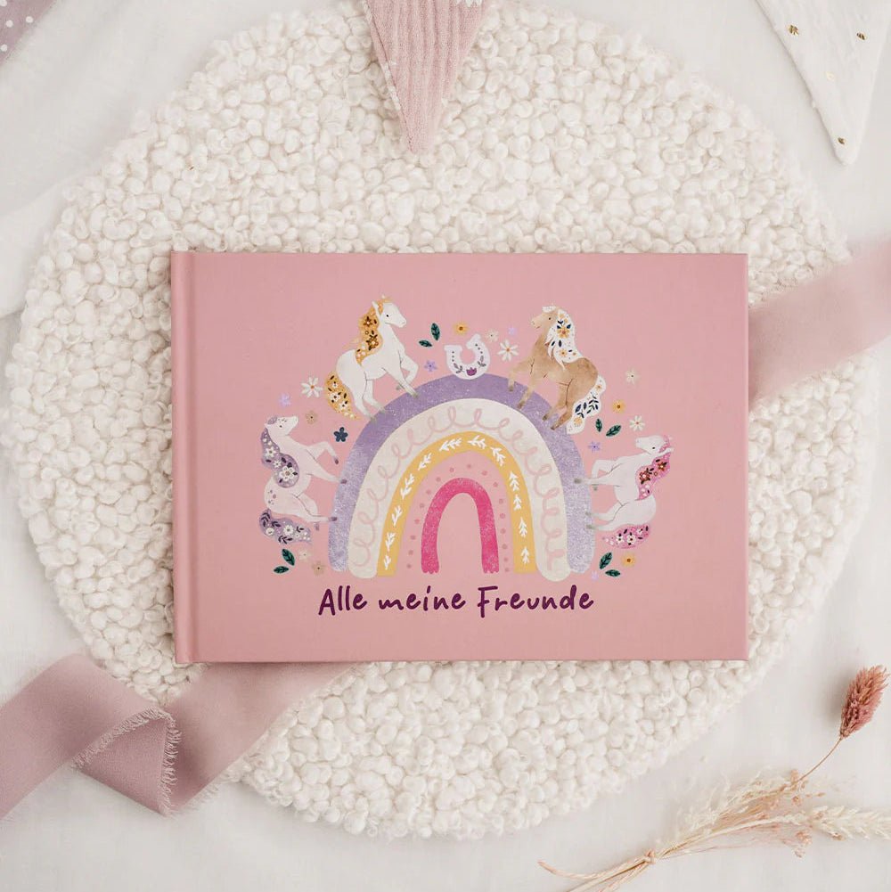 Freundebuch - Blumenponys - lyllevenn