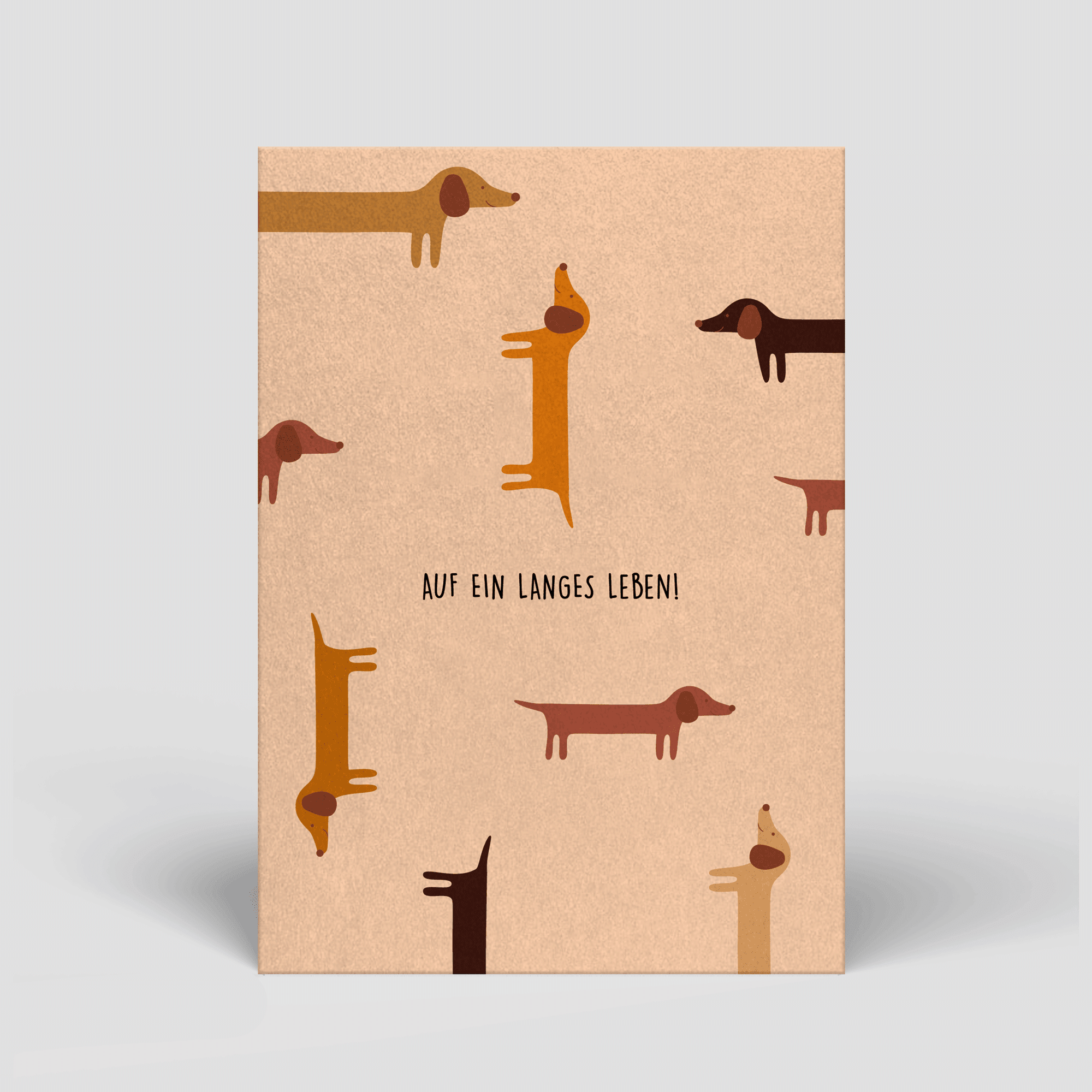 Geburtstagskarte - Auf ein langes Leben - lyllevenn