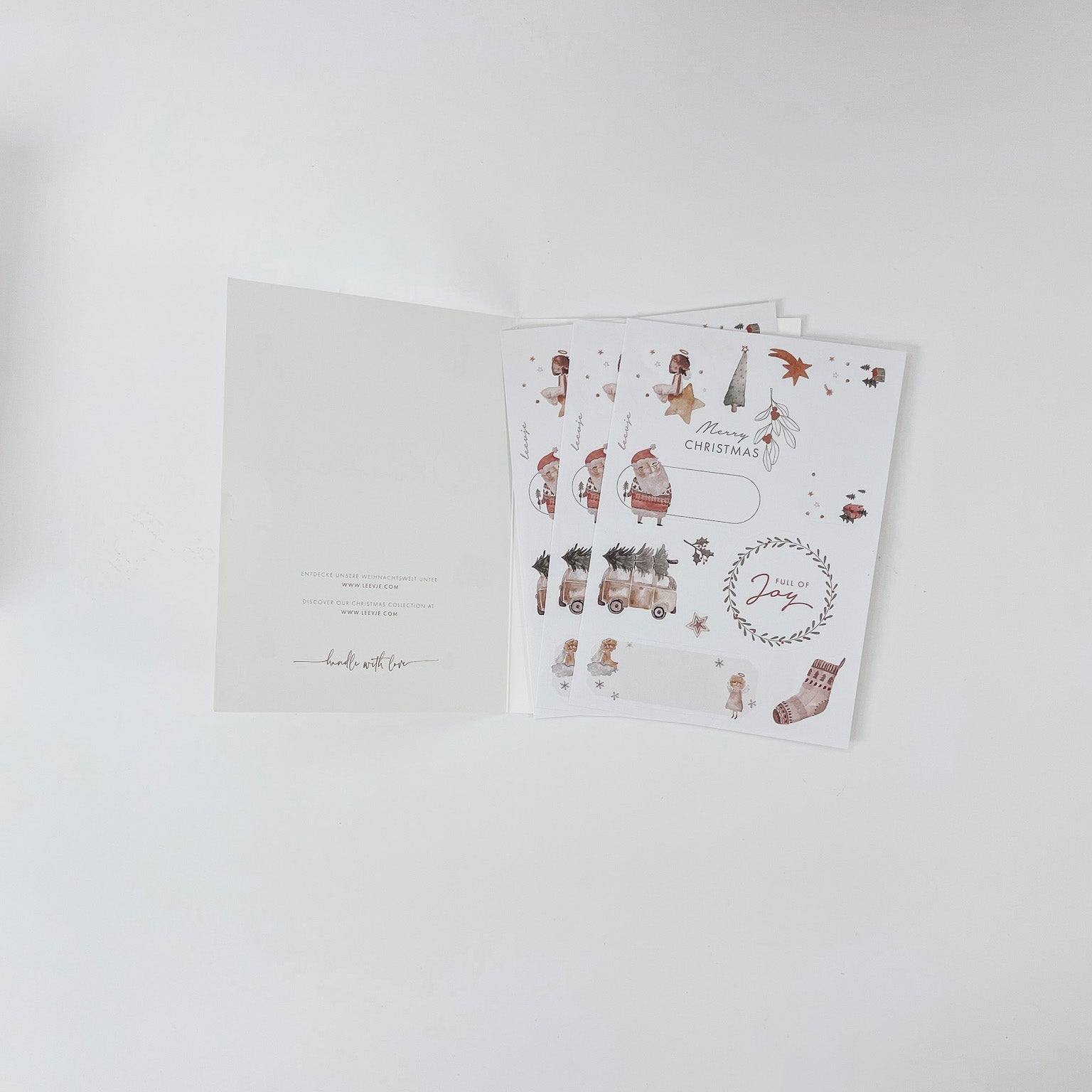 Geschenkeaufkleber – Weihnachtsmotive - lyllevenn