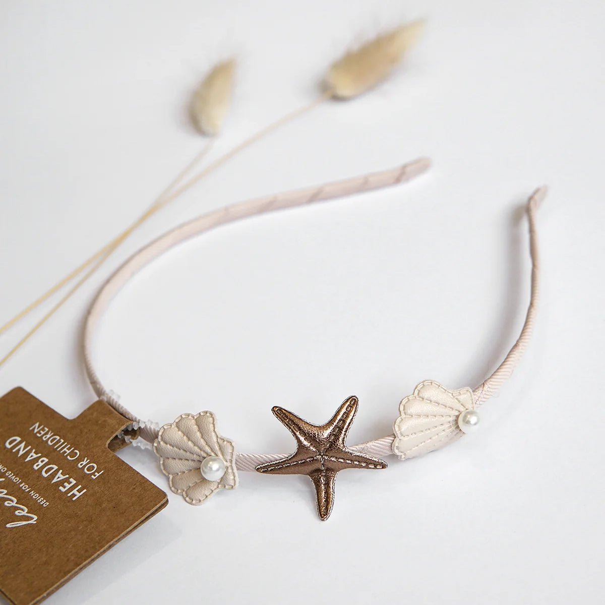 Haarreif - Muscheln & Perlen - lyllevenn