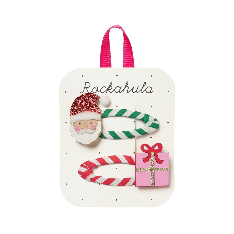 Haarspangen – Weihnachtsmann