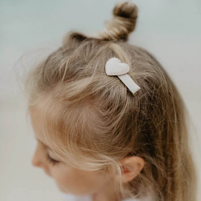Haarspangen 4er Set - Samt Herzen - lyllevenn