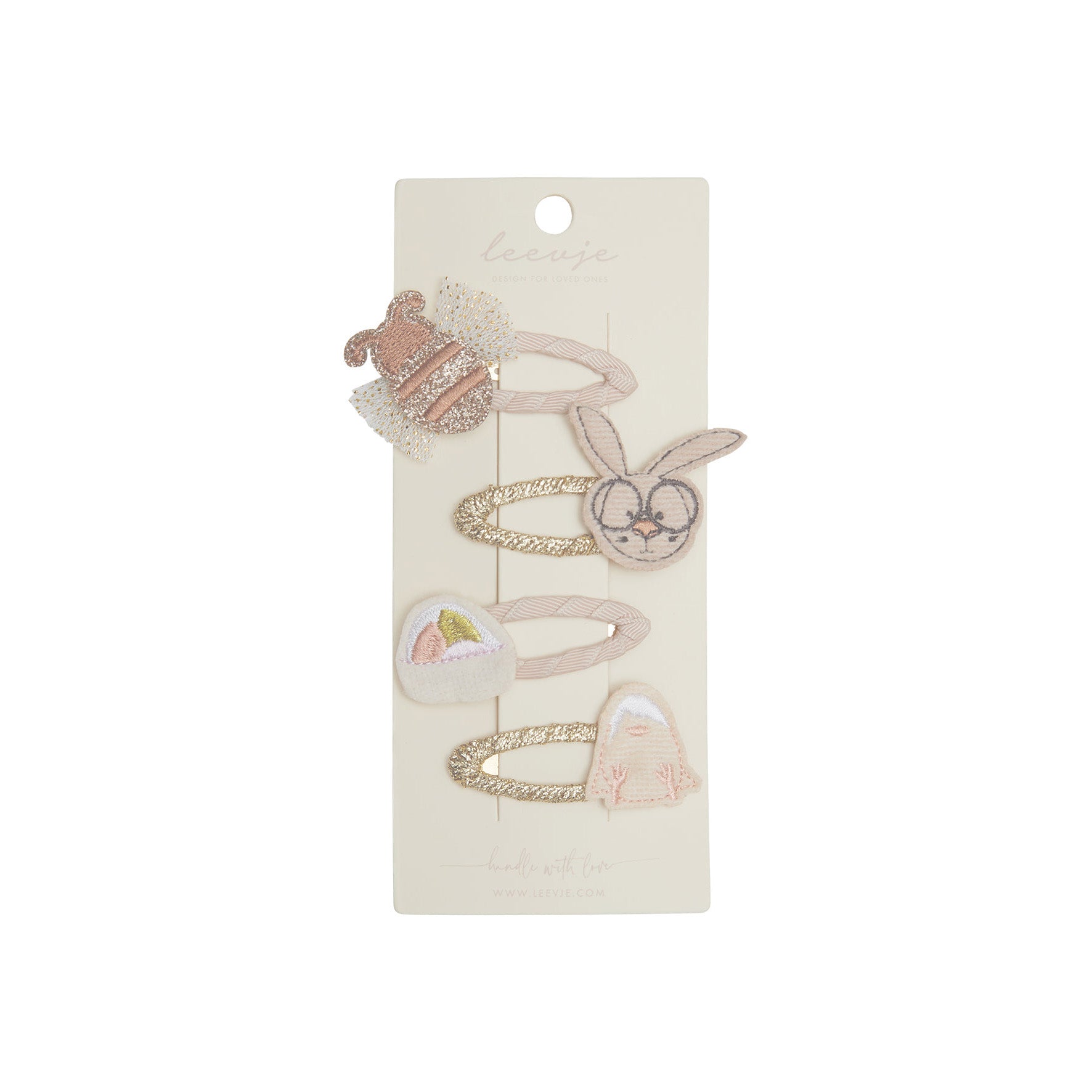 Haarspangen 'Golden Eastern' – Oster-Set als Haarschmuck