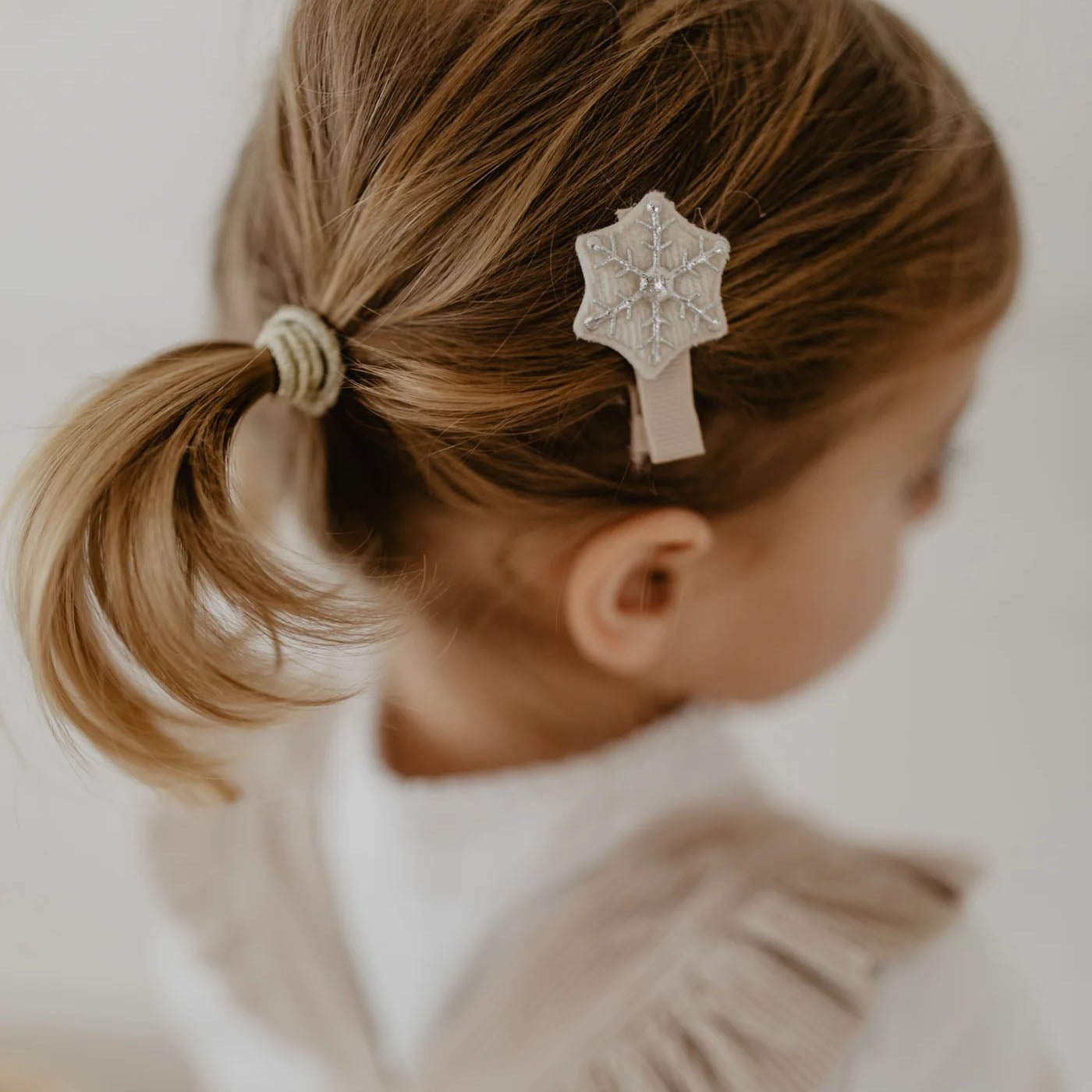 Haarspangen - Schneeflocken - lyllevenn