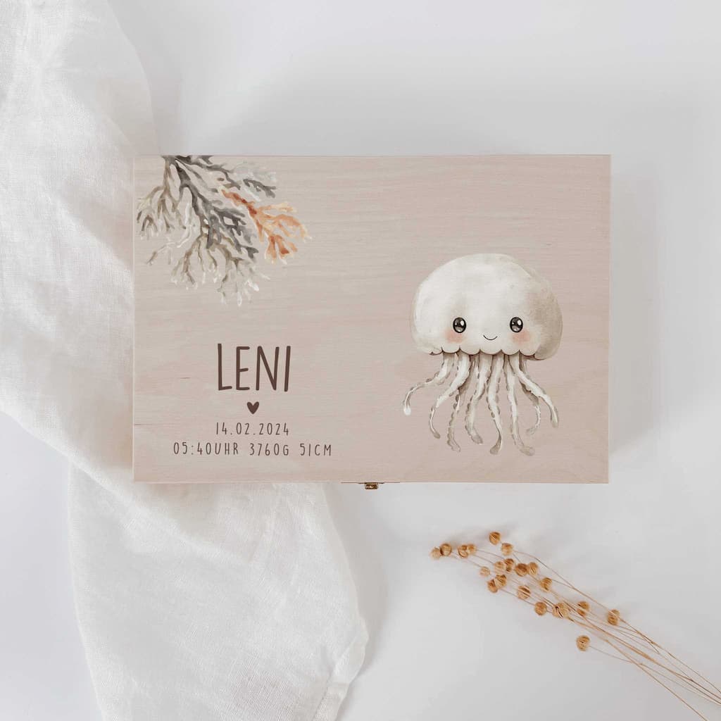 Kinderbesteck personalisierbar bedruckt - Unterwasserwelt - lyllevenn