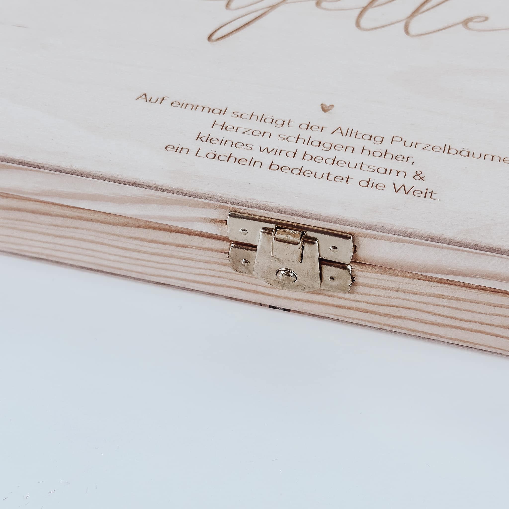 Kinderbesteck personalisierbar mit Gravur – Edelstahl & Holzbox - lyllevenn