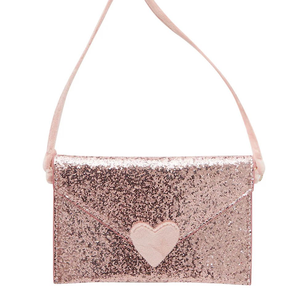 Kinderhandtasche - Glitzer Herz - lyllevenn
