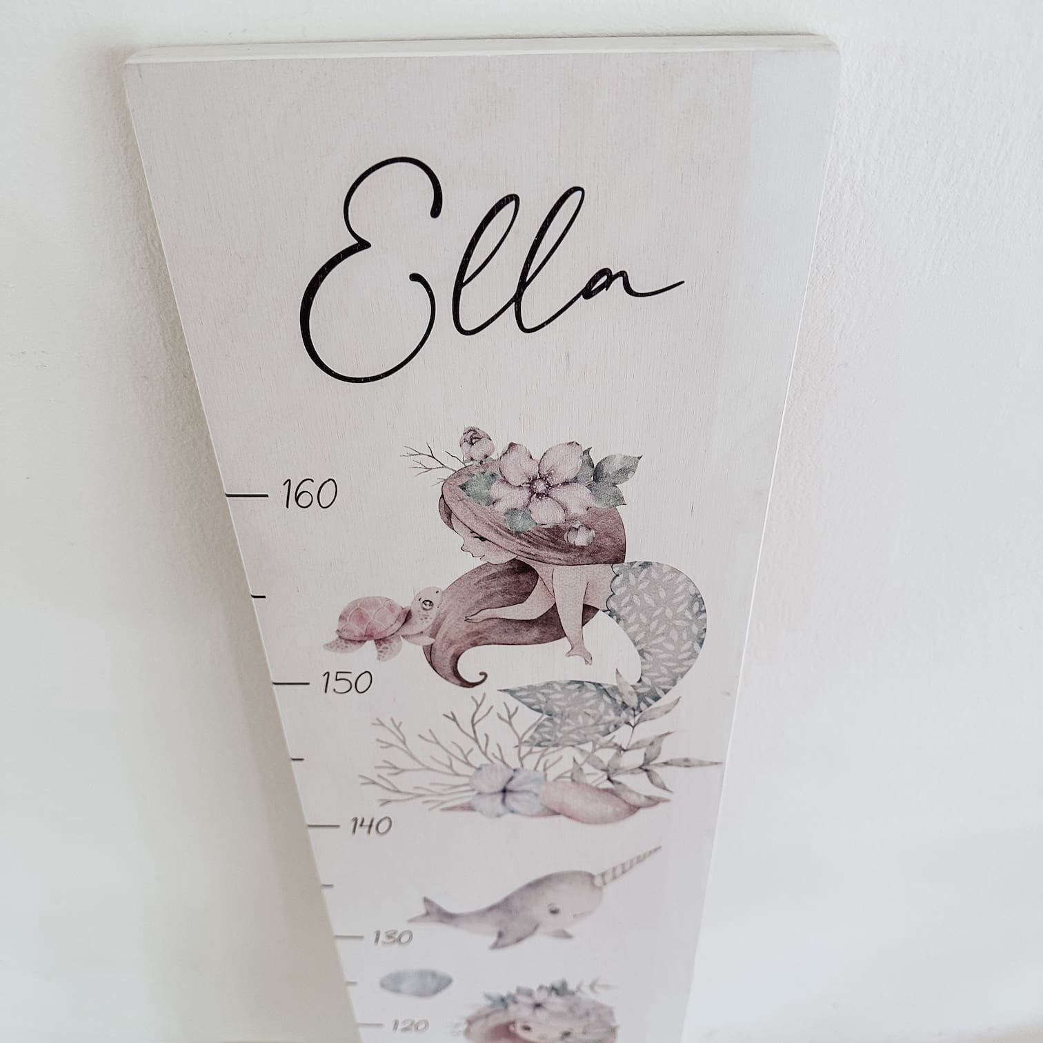 Kindermesslatte Holz personalisiert - Fertige Designs - lyllevenn