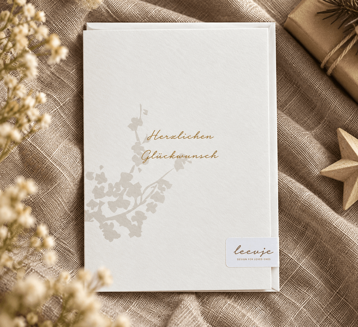 Klappkarte – Herzlichen Glückwunsch - lyllevenn