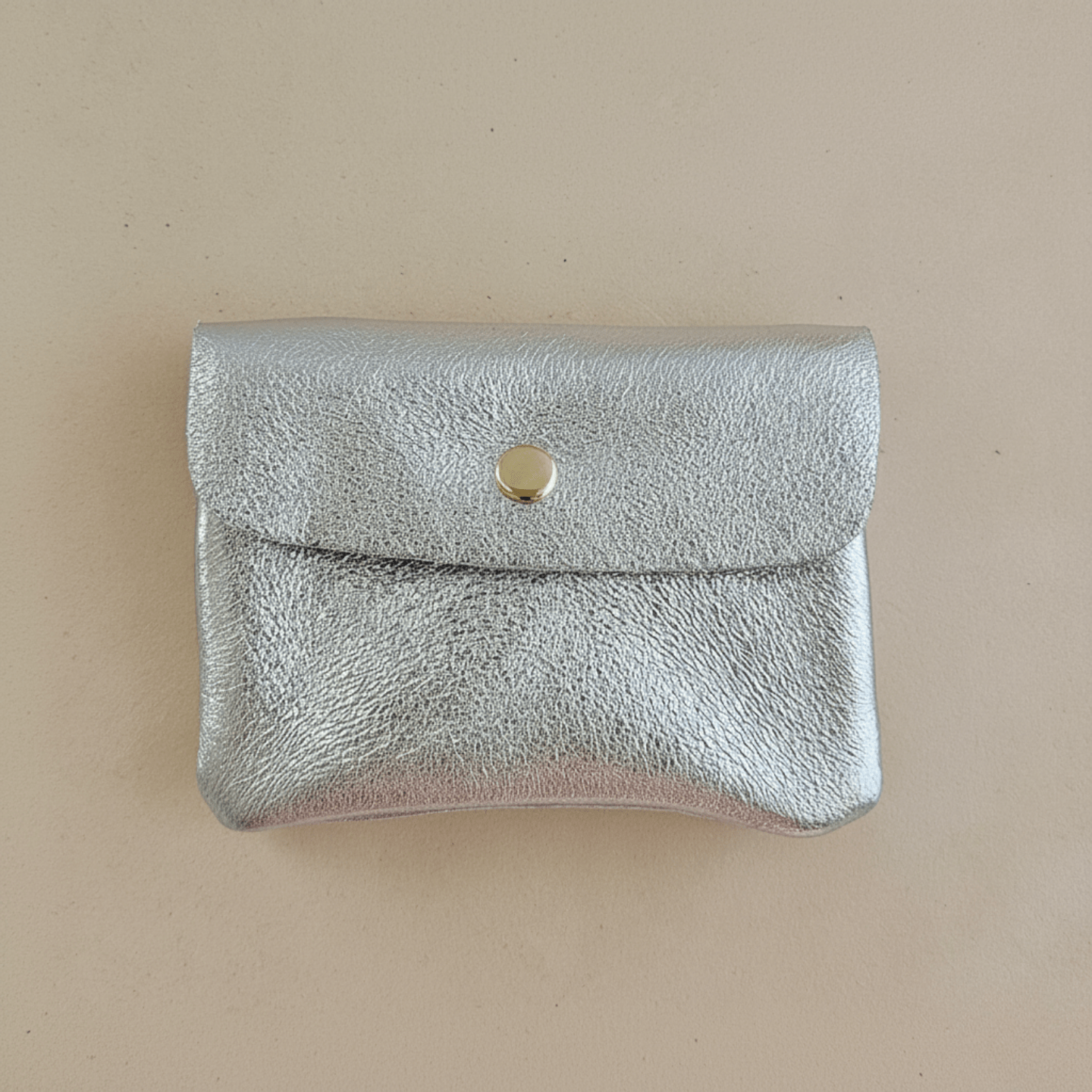Leder - Geldbörse - Silber - lyllevenn