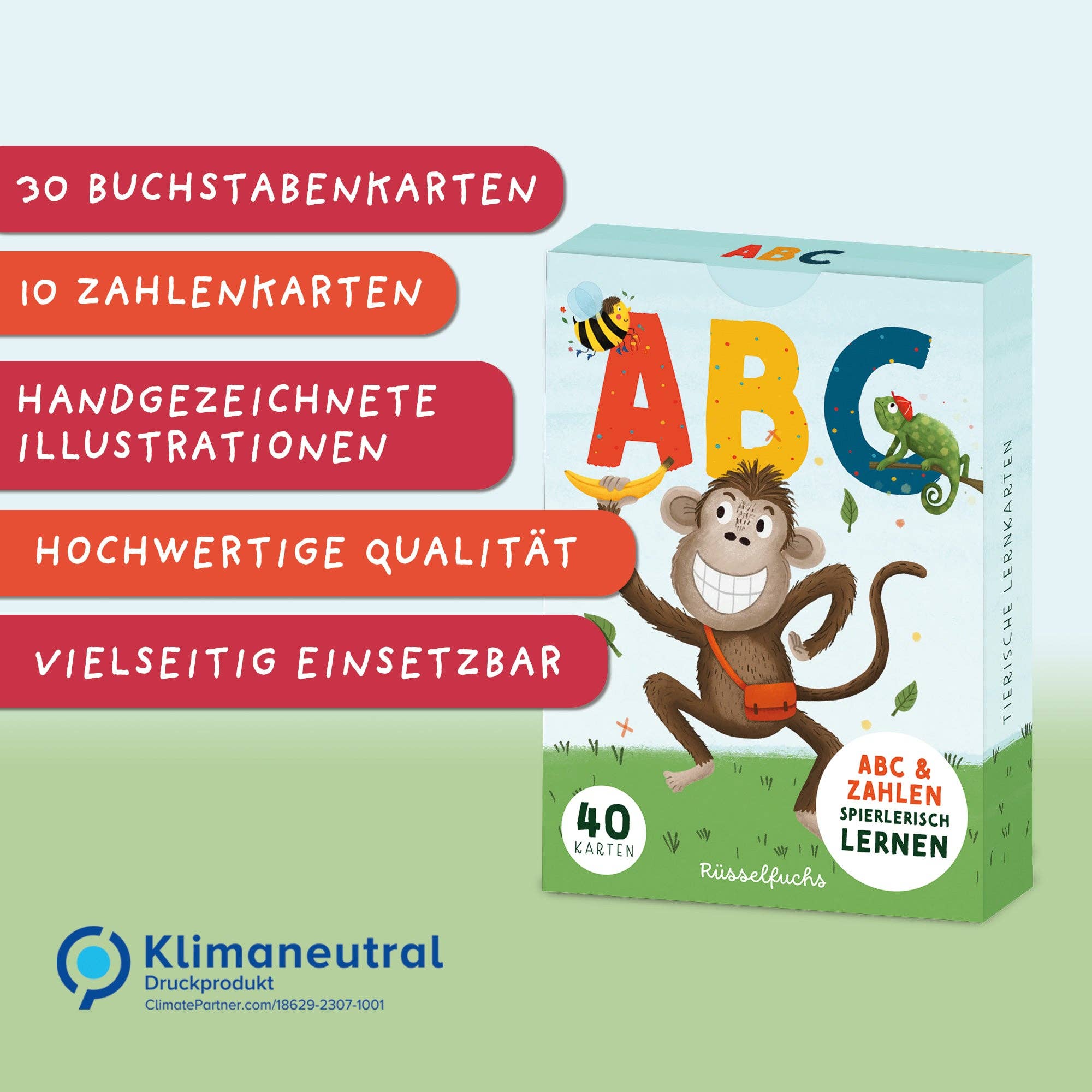 Lernkarten - ABC & Zahlen für Kinder - lyllevenn