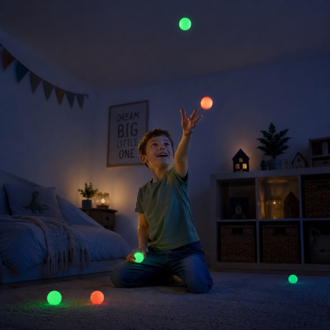 Leuchtball für Kinder – Glow Ball 3er Set - lyllevenn