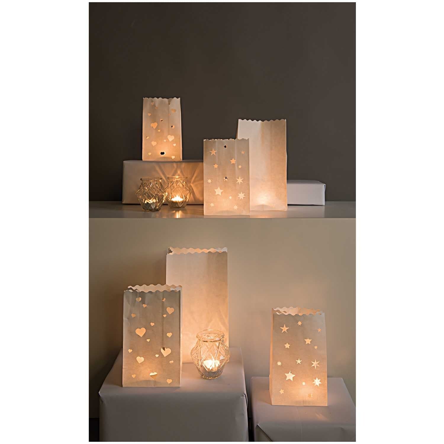 Lichttüten weiß - 5er Set - lyllevenn