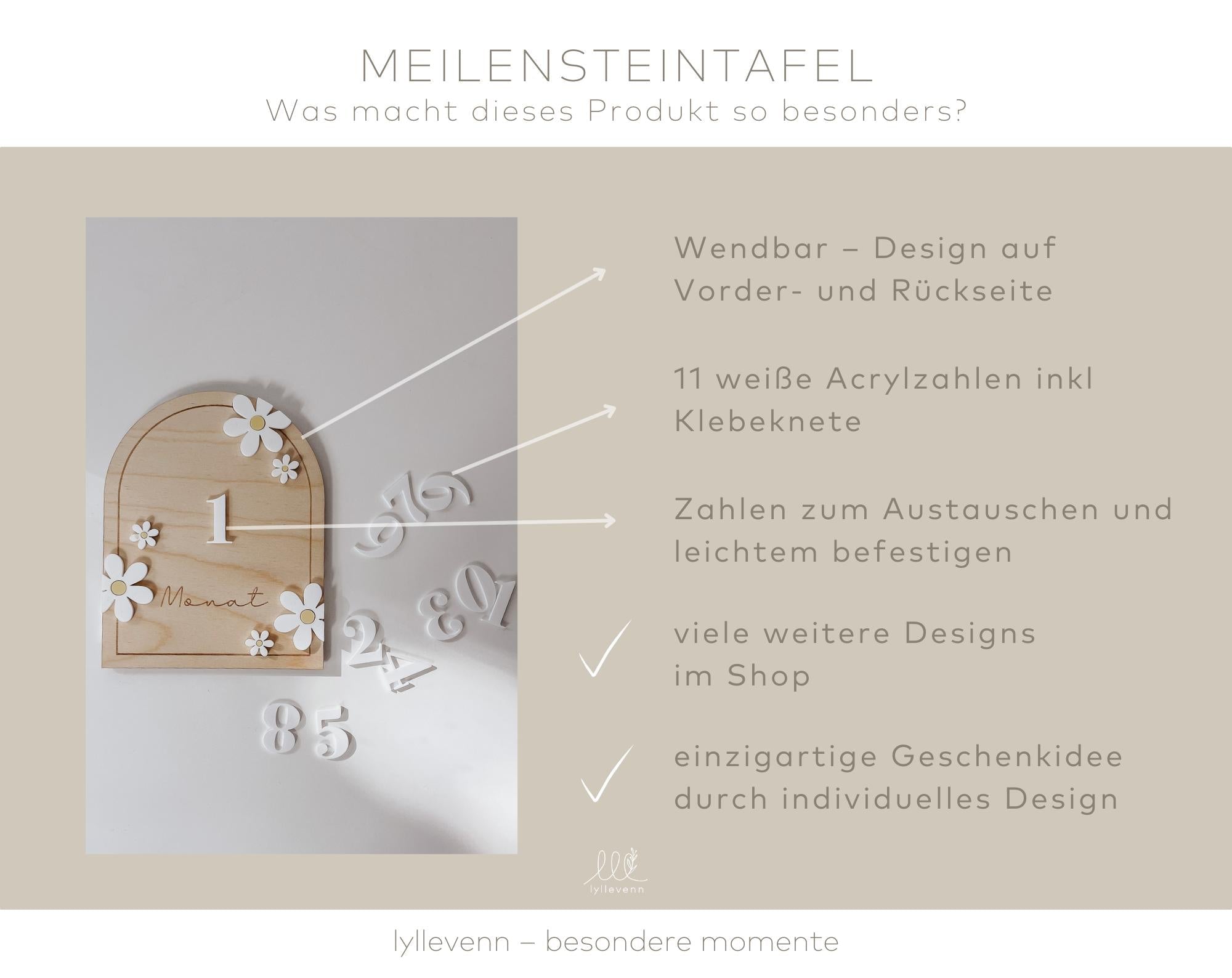 Meilensteine Baby -  Daisy - lyllevenn