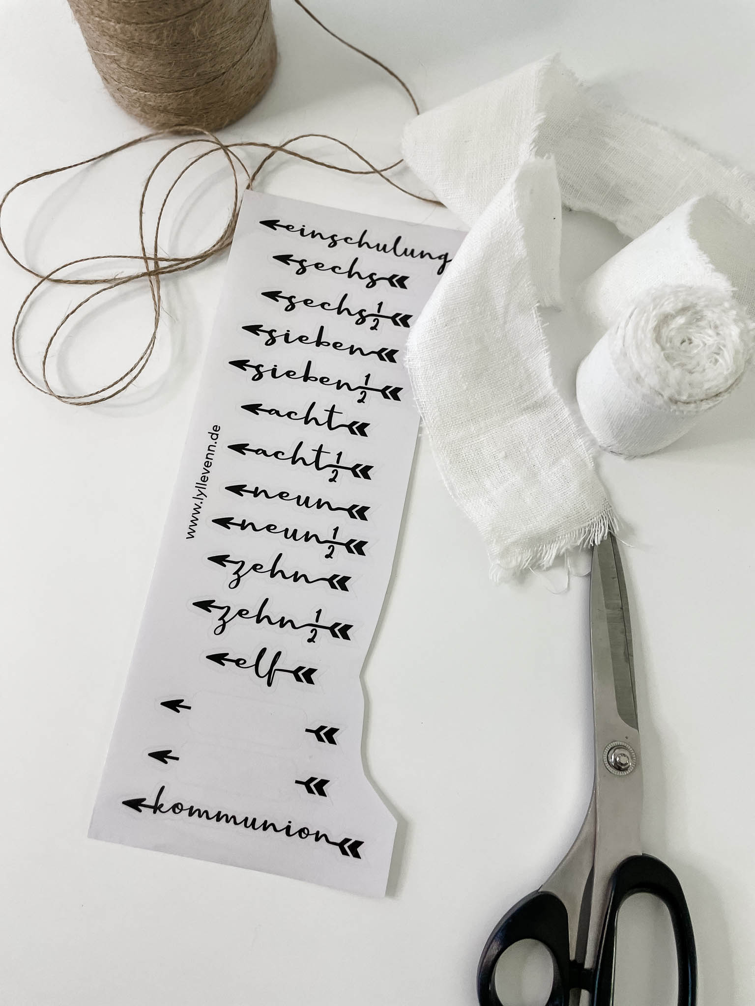 Meilensteinsticker für Kindermesslatten | Sticker zum Wachsen & Erinnern - lyllevenn