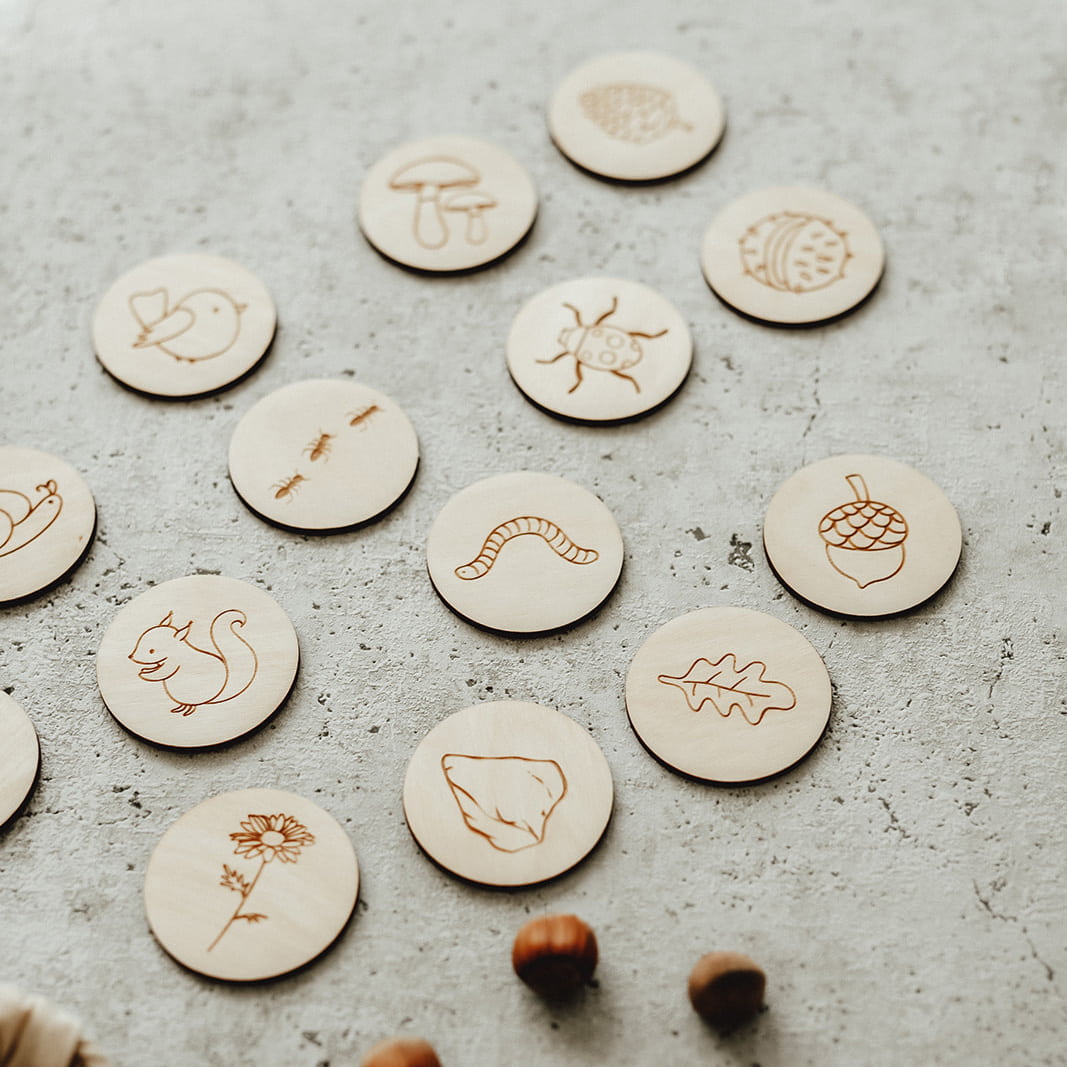 Memory – Suchspiel Wald - lyllevenn