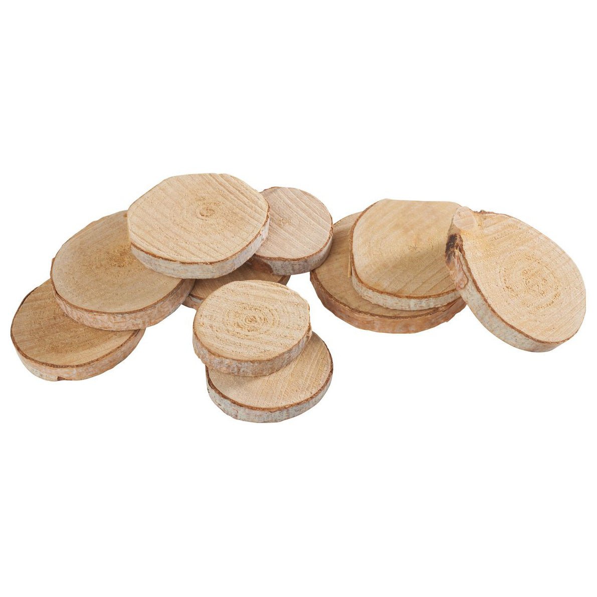Mini Holzscheiben 15er Set – Zubehör für deine Wichtelwelt - lyllevenn