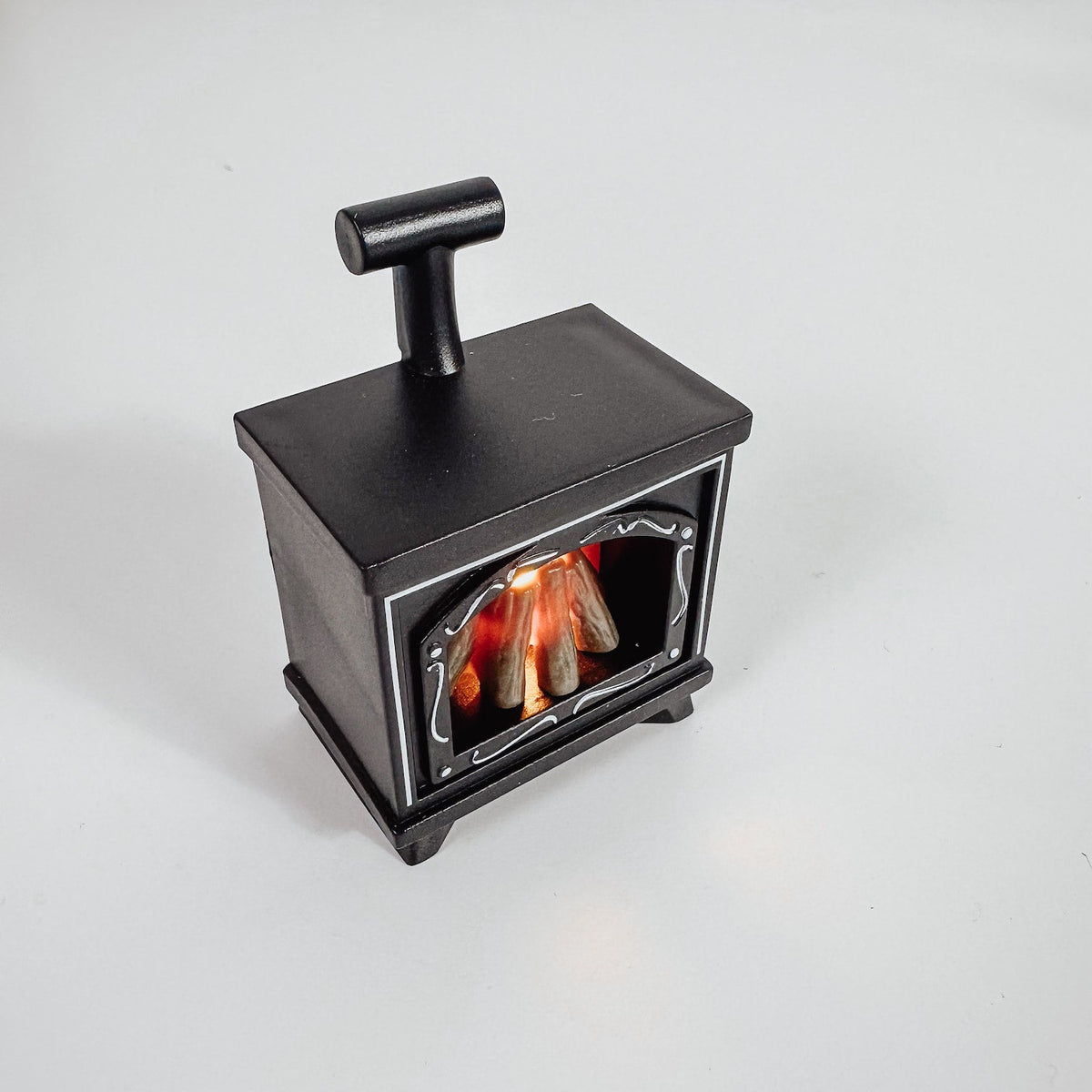 Mini LED-Kamin – Batteriebetriebene Wichtel-Deko mit Flammeneffekt - lyllevenn