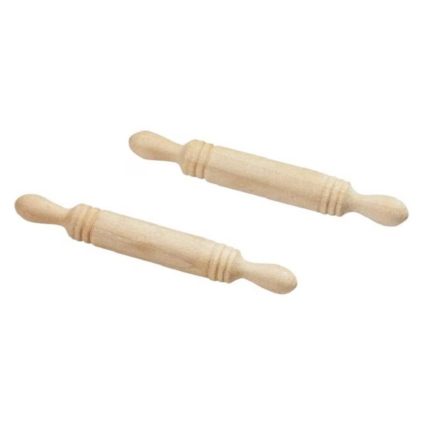 Mini Nudelholz 2er Set – für die Wichtel Backstube - lyllevenn