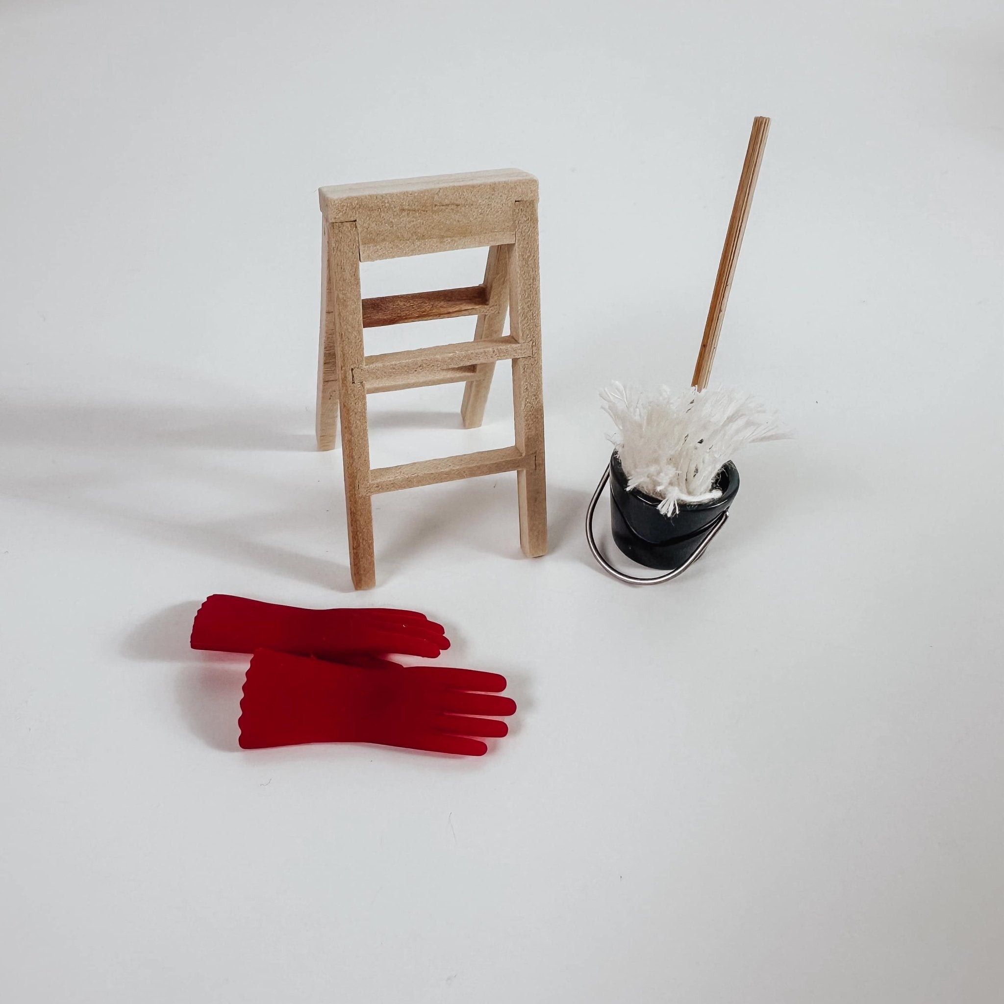 Miniatur Wichtel Putzset – 5 - teilig - lyllevenn