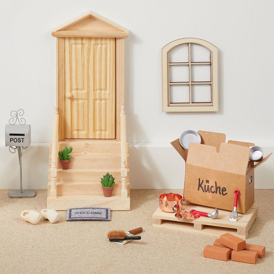 Miniatur Ziegelsteine – Wichtel Zubehör für die Wichtelwelt 5er Set - lyllevenn