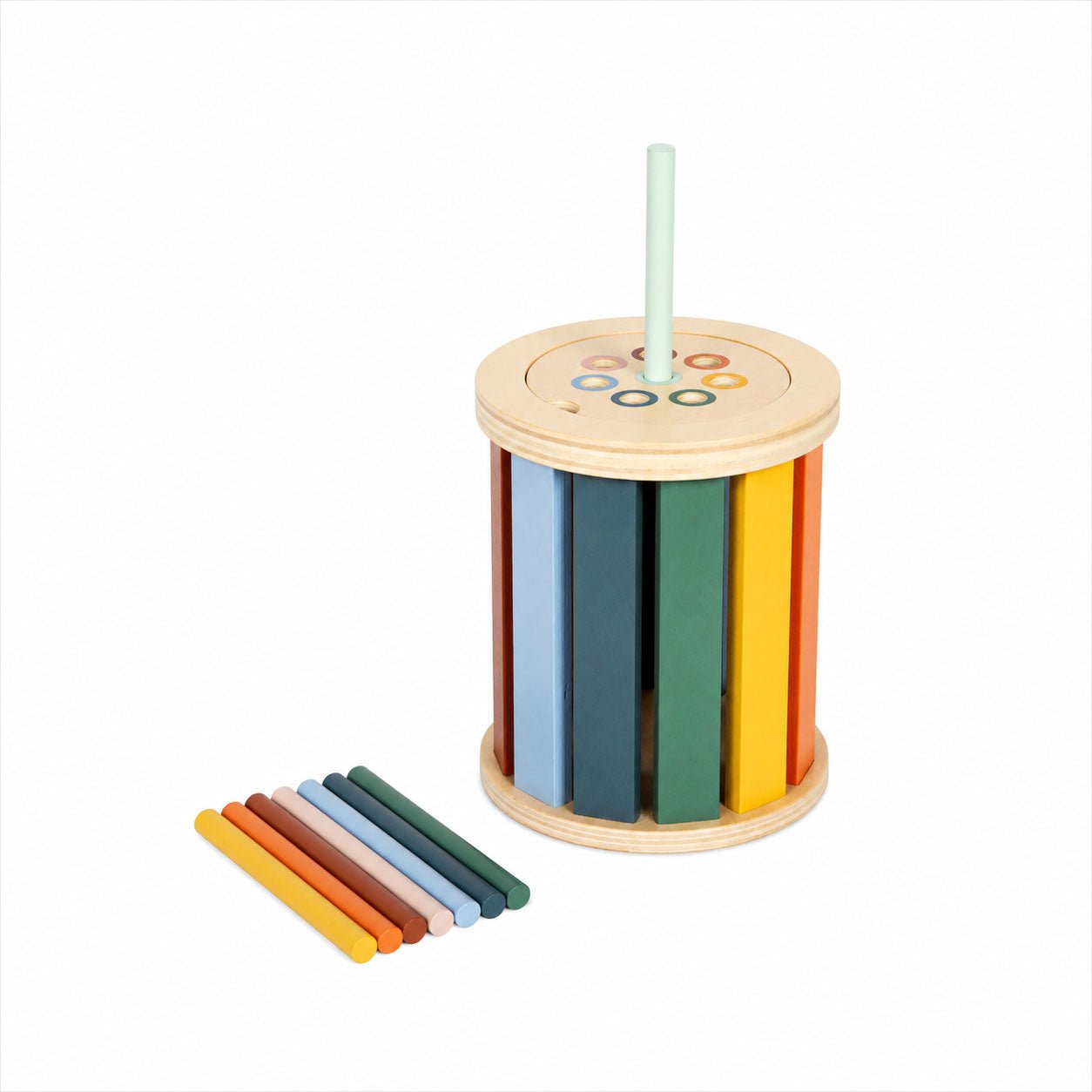 Montessori Sortierspiel aus Holz | Personalisierbar 3-in-1 Motorikspielzeug - lyllevenn