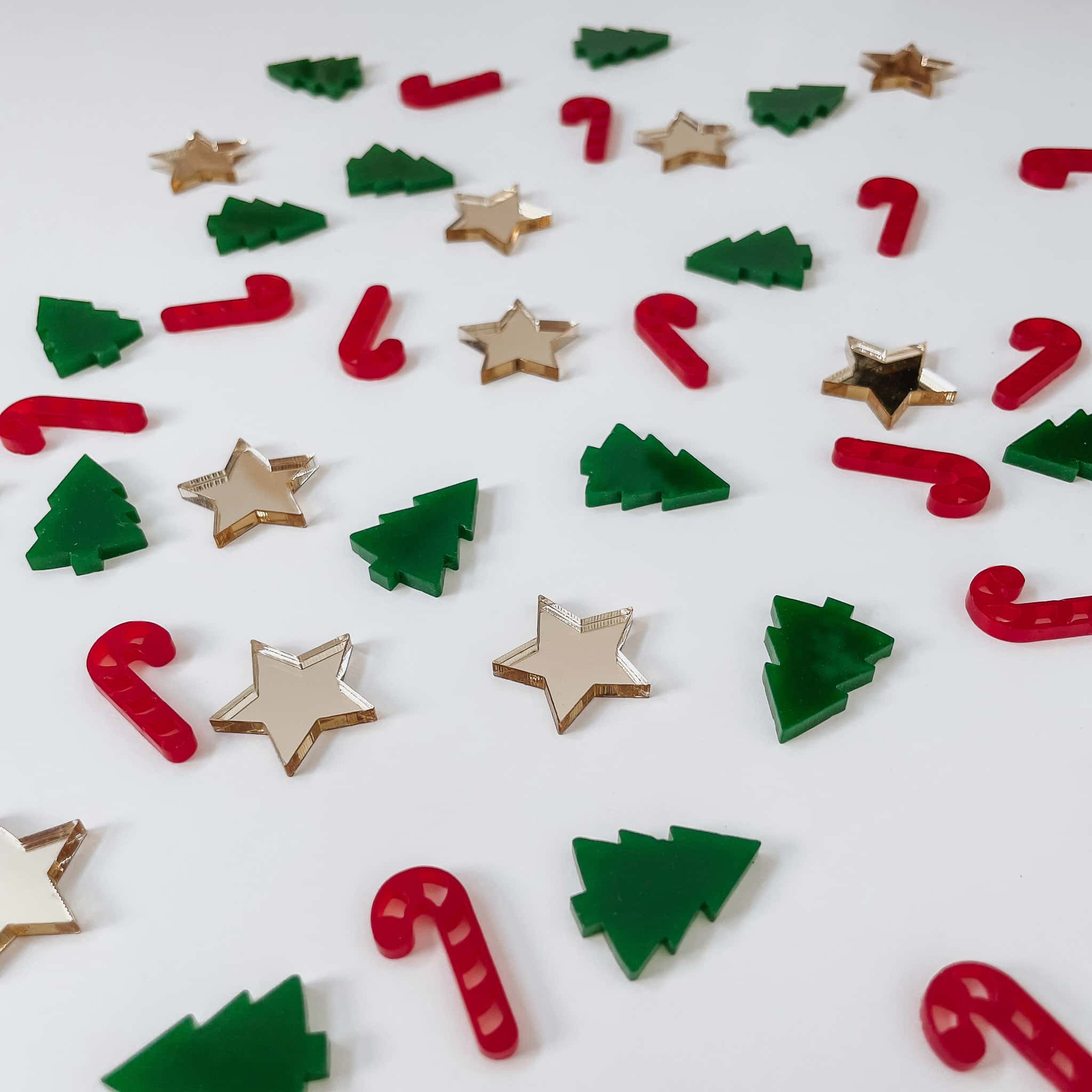Nachhaltiges Konfetti aus Acryl - Frohe Weihnachten - lyllevenn