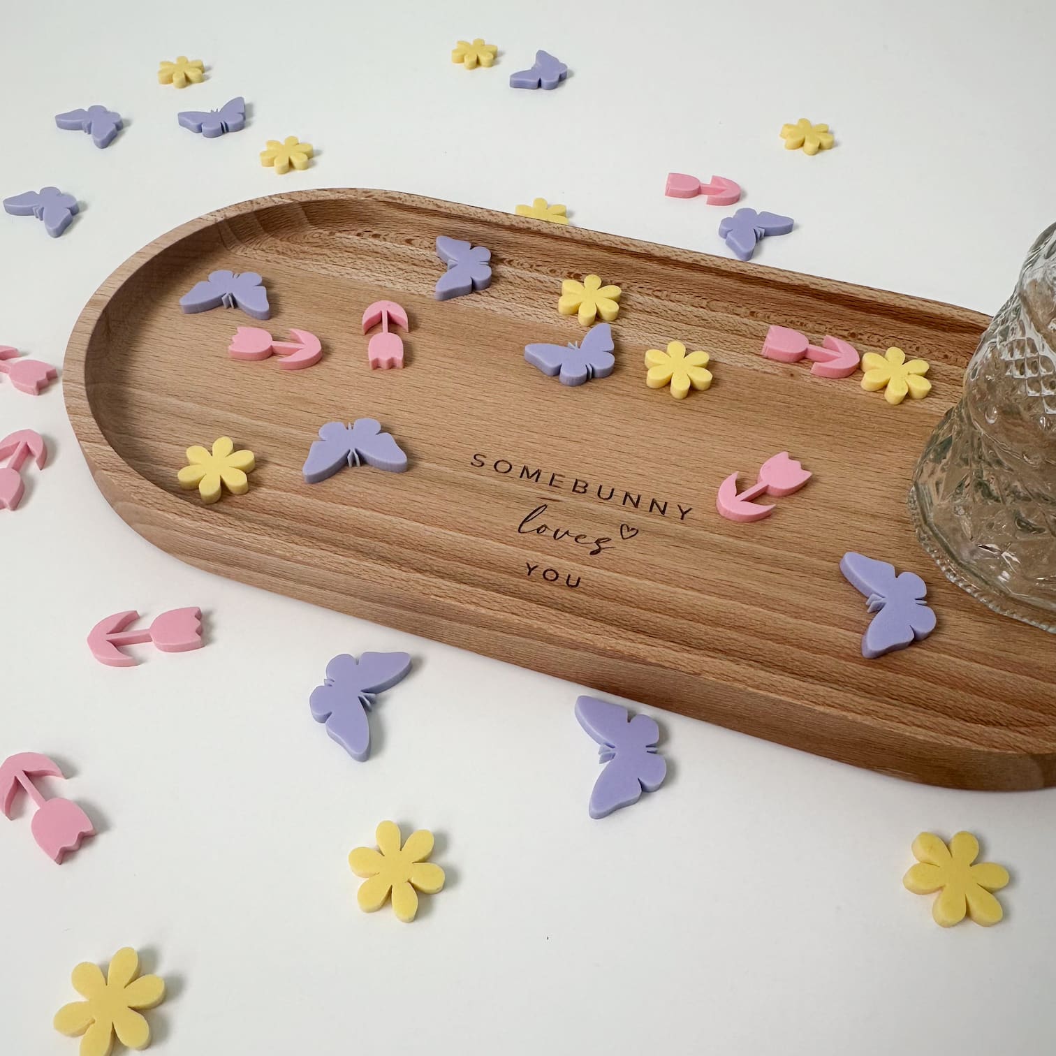 Nachhaltiges Konfetti aus Acryl - Frühling - lyllevenn